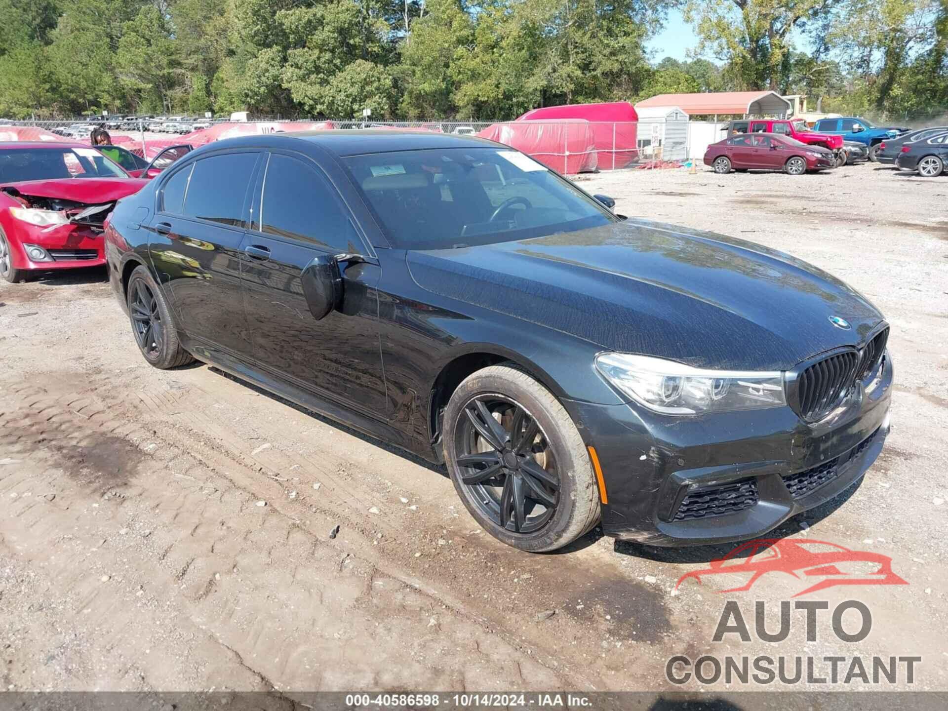 BMW 740I 2017 - WBA7E4C30HGV23399