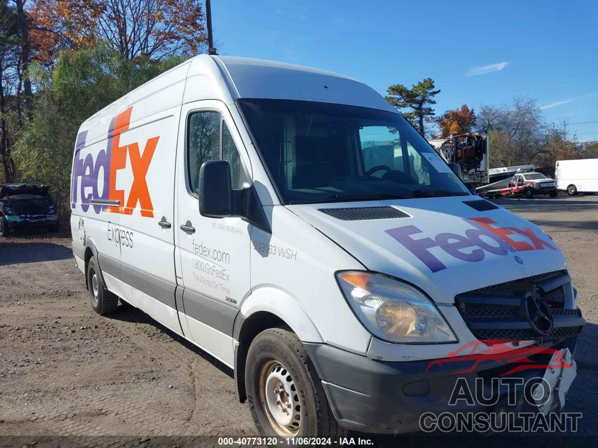 MERCEDES-BENZ SPRINTER 2500 2012 - WD3PE8CB8C5701267