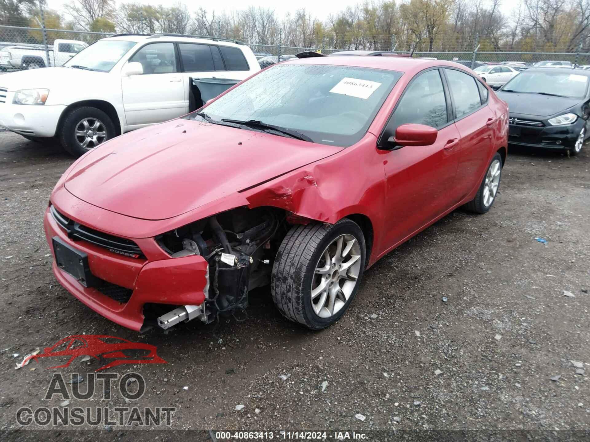 DODGE DART 2013 - 1C3CDFBA9DD292096