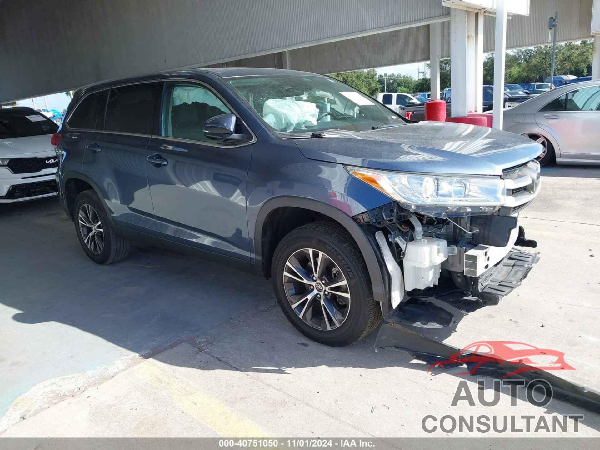 TOYOTA HIGHLANDER 2019 - 5TDZZRFHXKS332171