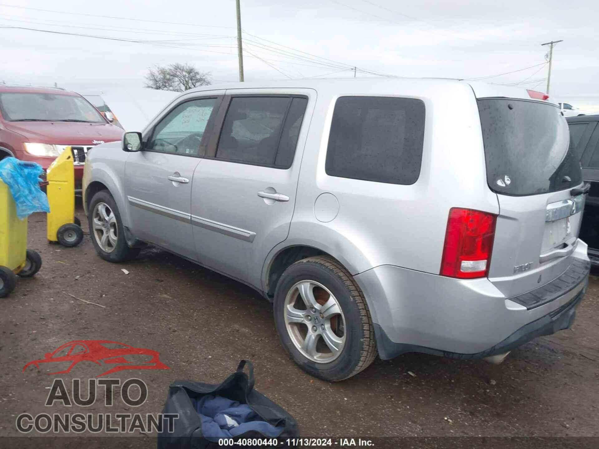 HONDA PILOT 2012 - 5FNYF3H57CB029438