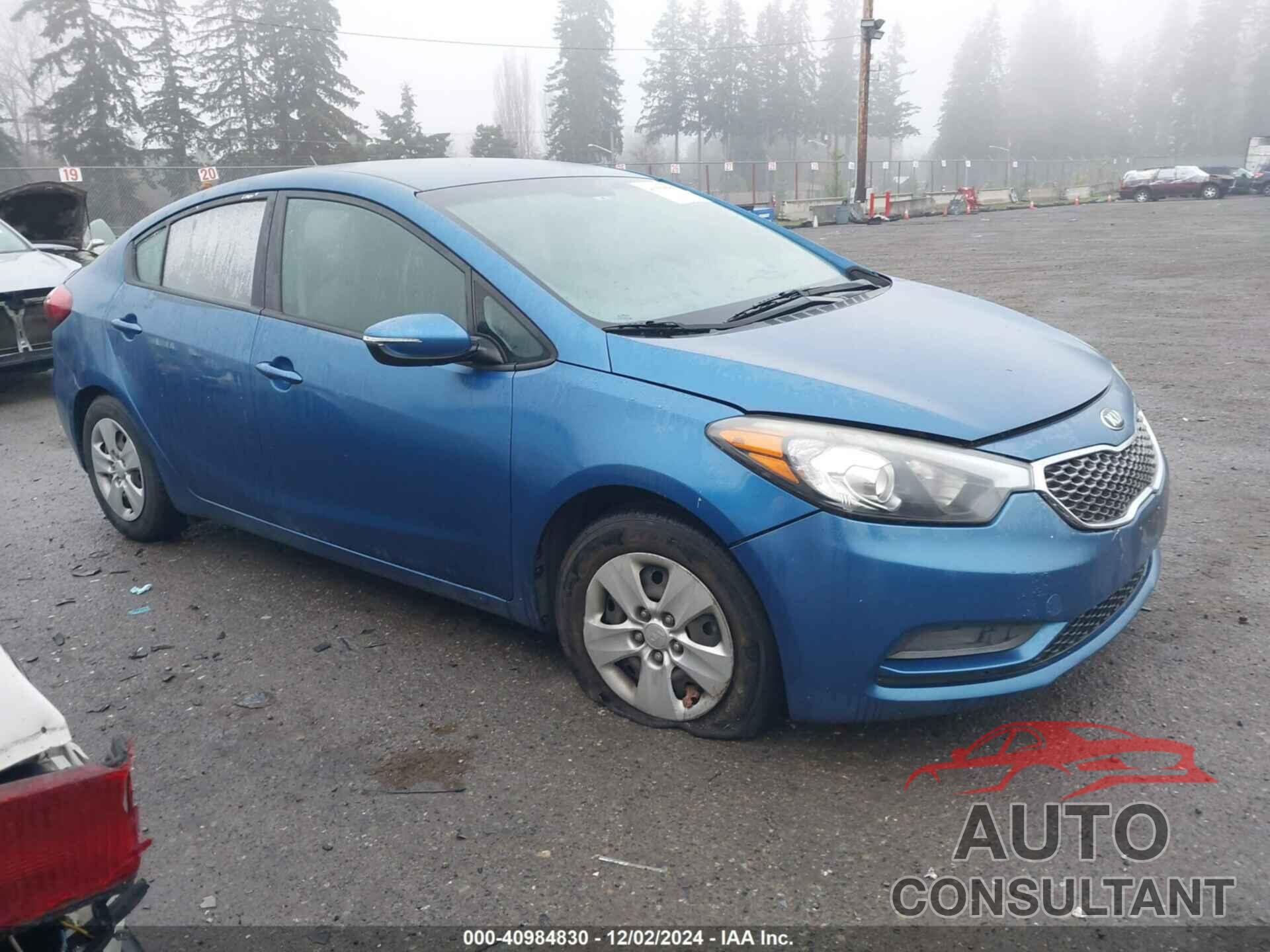 KIA FORTE 2015 - KNAFX4A69F5260180