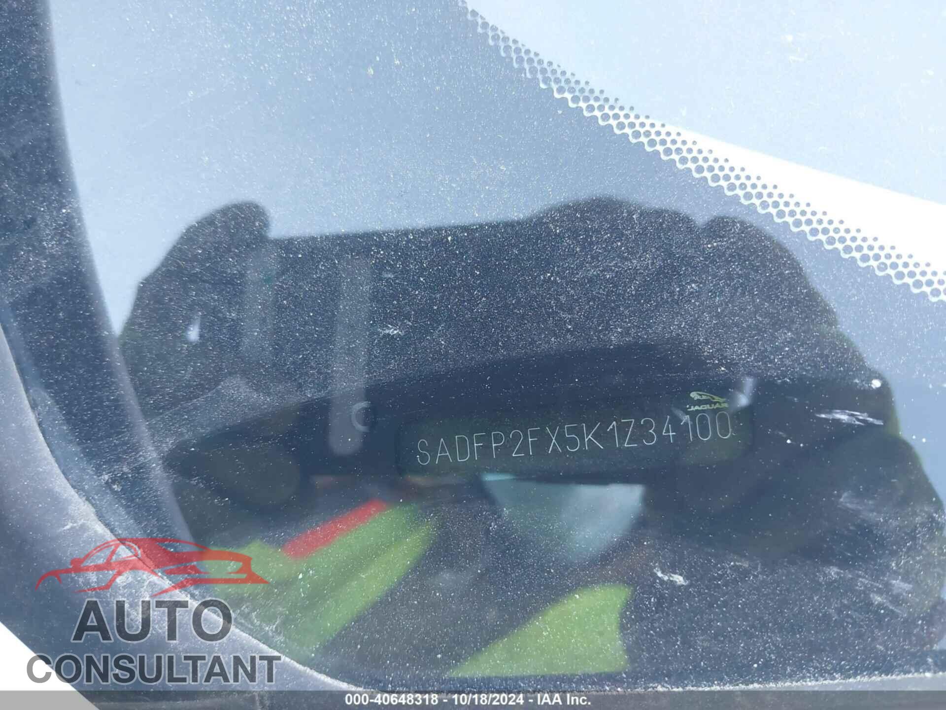 JAGUAR E-PACE 2019 - SADFP2FX5K1Z34100