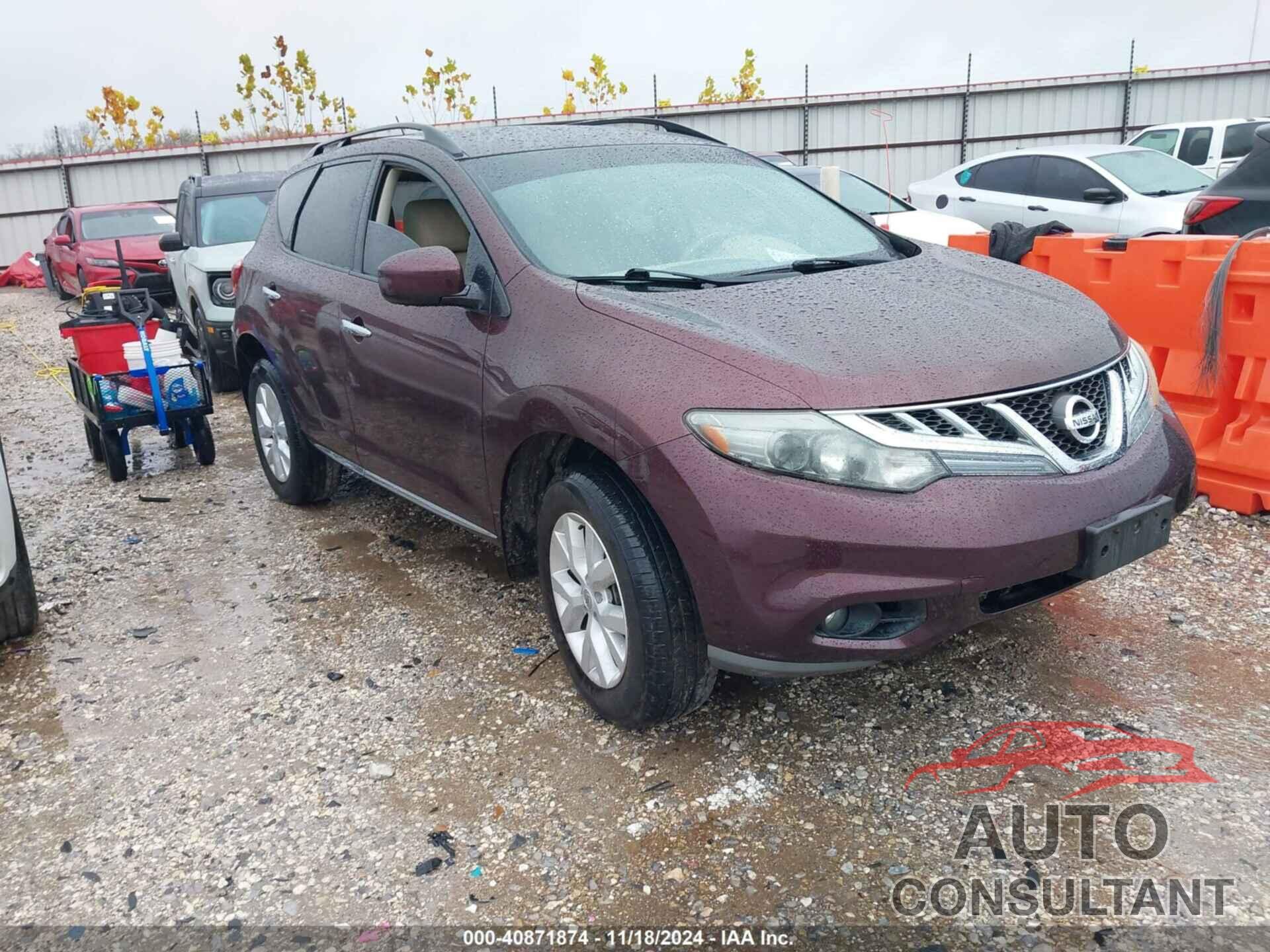 NISSAN MURANO 2013 - JN8AZ1MW6DW321935