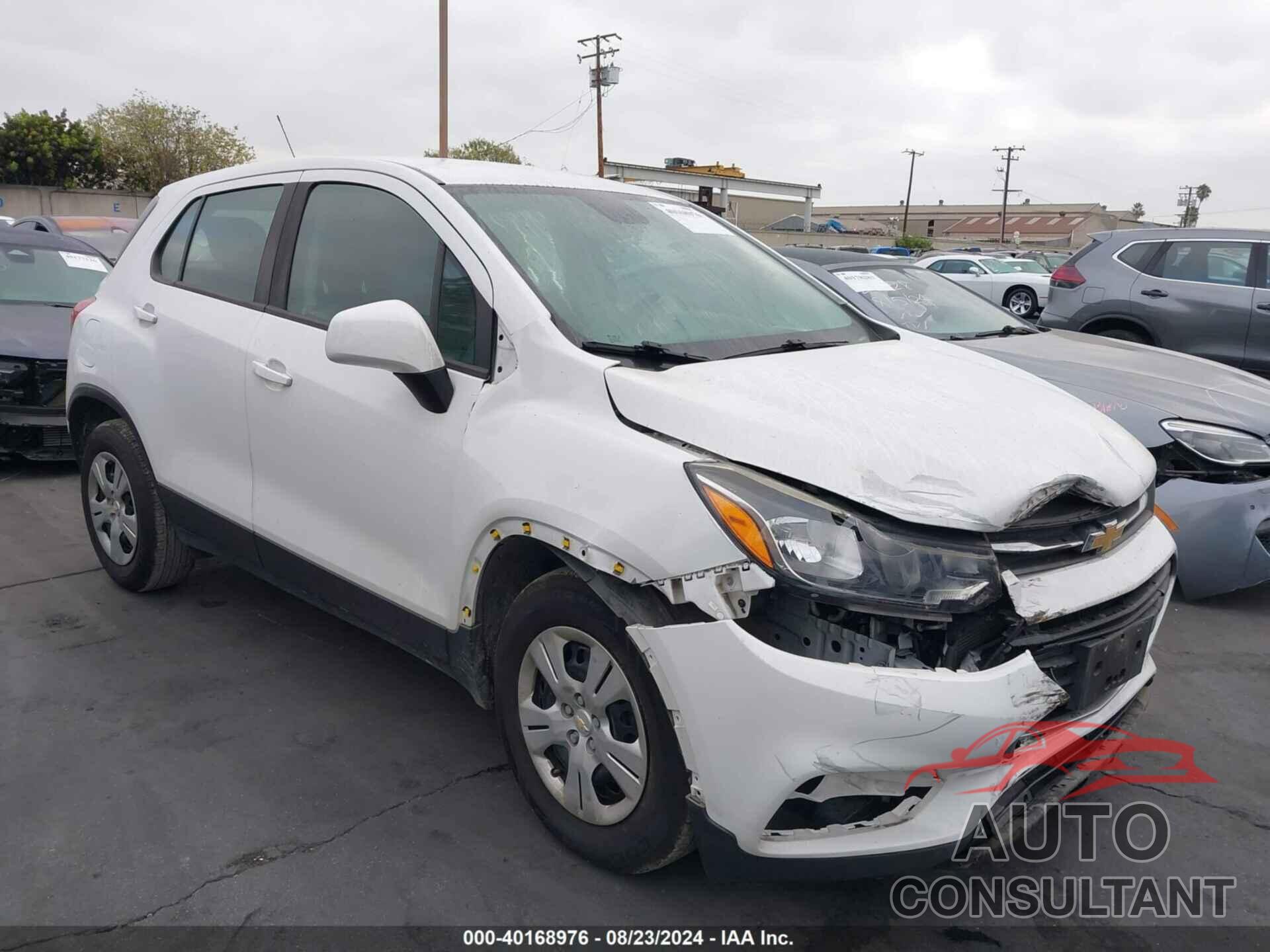 CHEVROLET TRAX 2017 - KL7CJKSB6HB075450