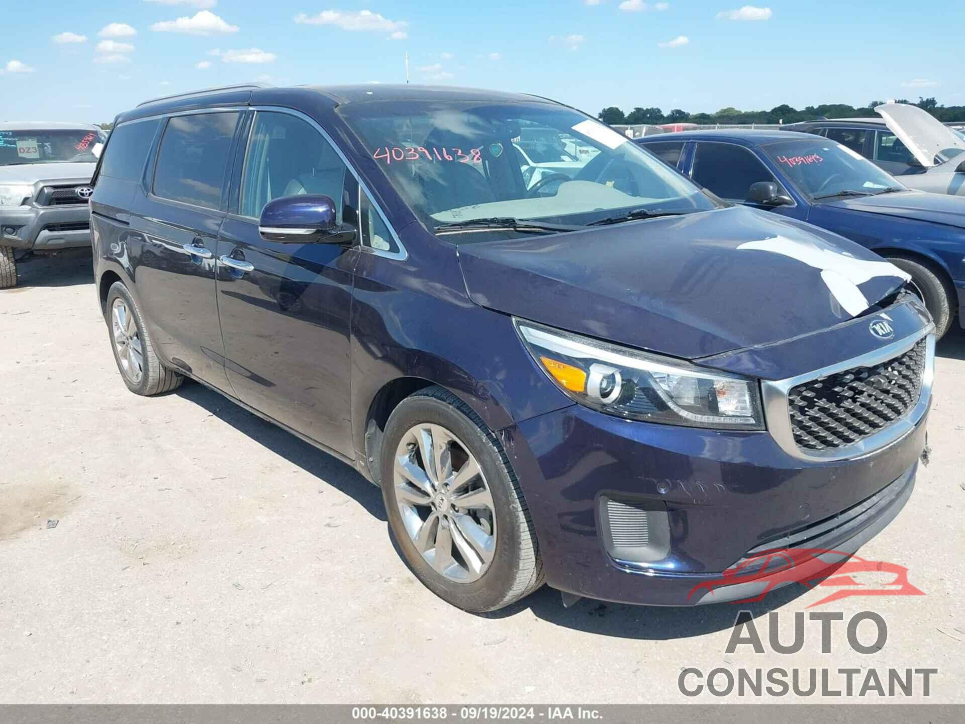 KIA SEDONA 2018 - KNDME5C13J6376291