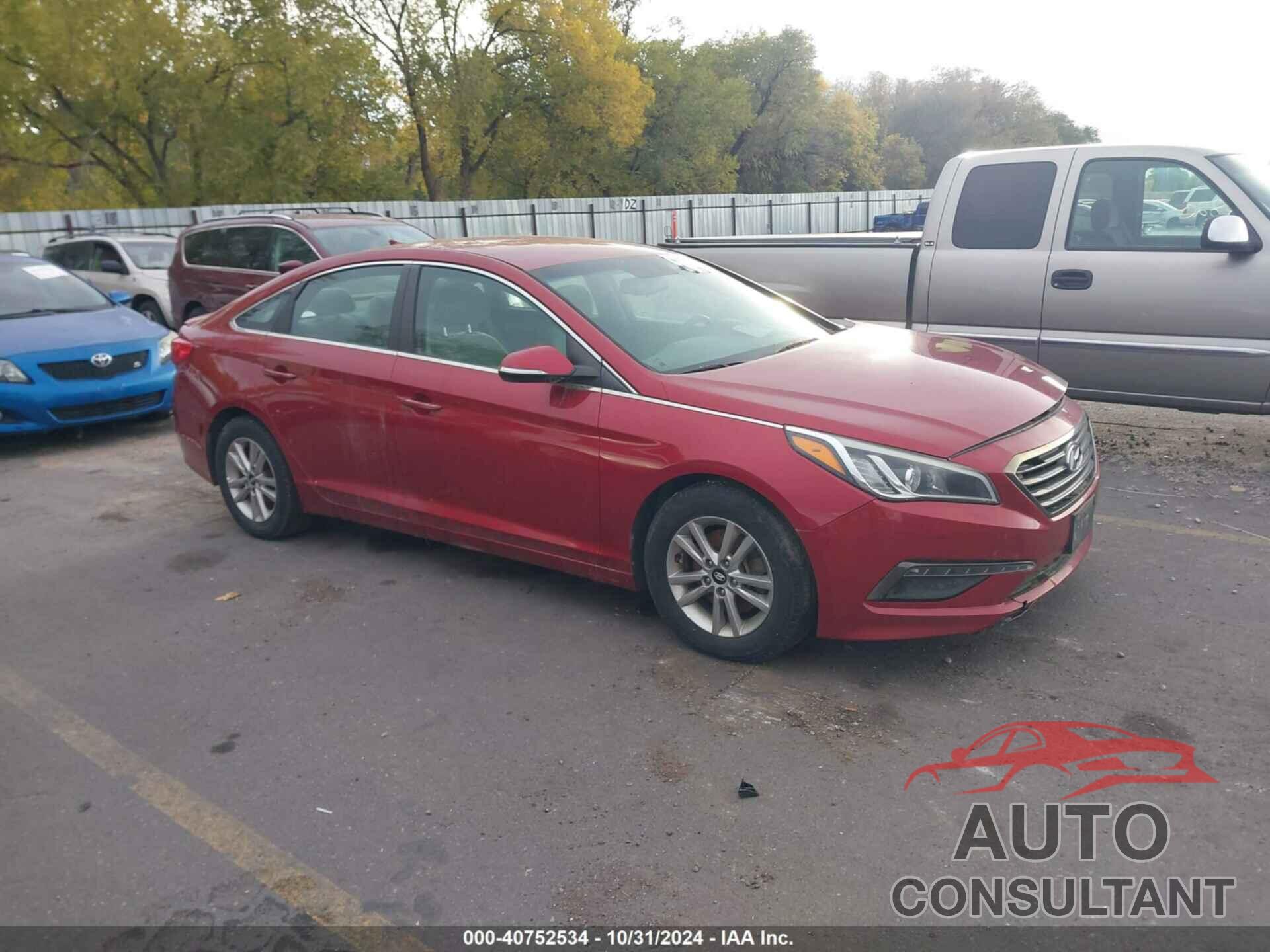 HYUNDAI SONATA 2016 - 5NPE24AA9GH400408
