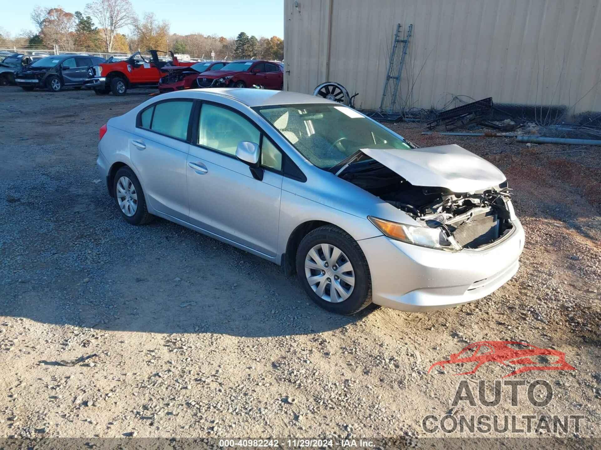 HONDA CIVIC 2012 - 19XFB2F50CE043283