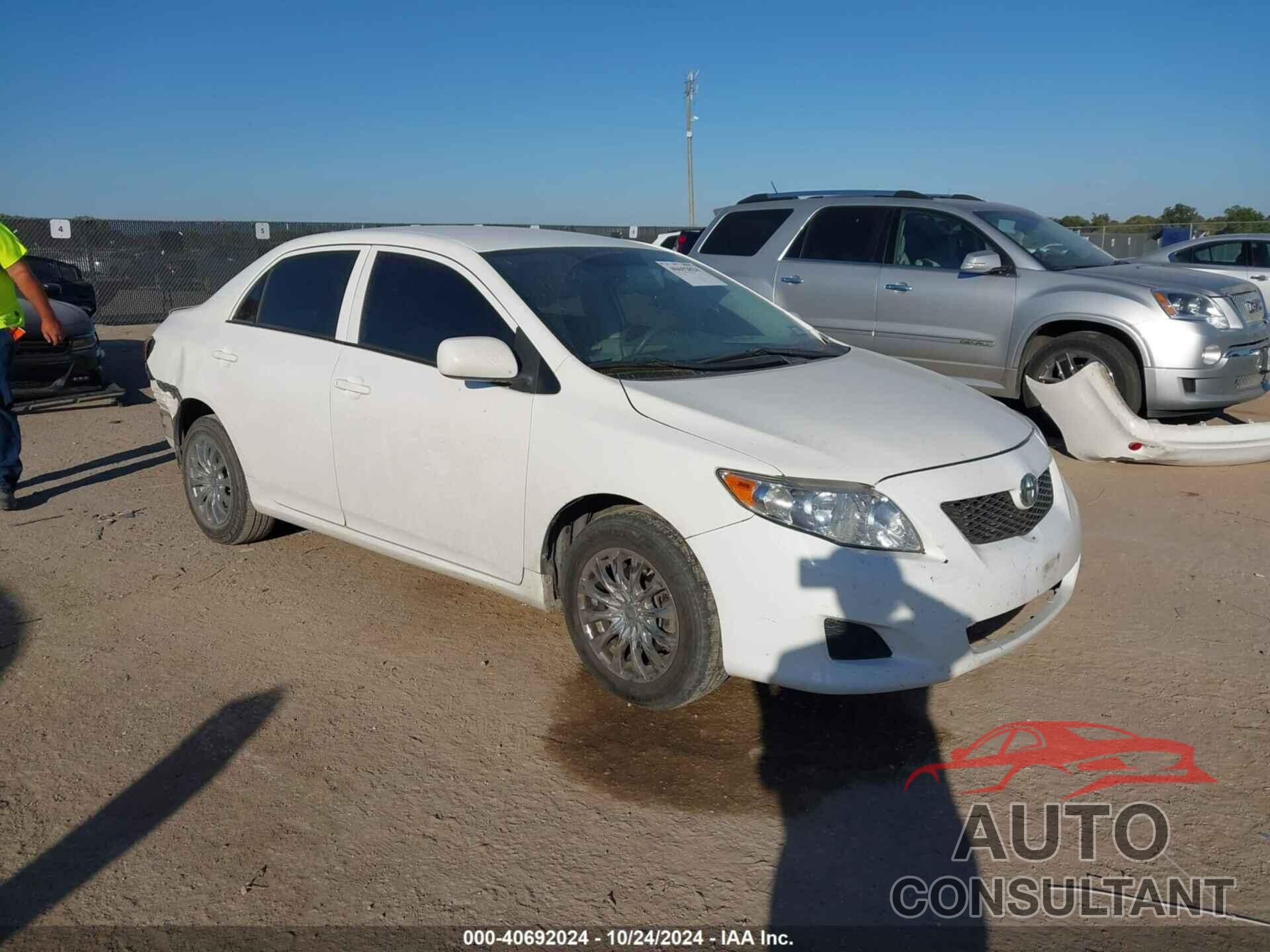 TOYOTA COROLLA 2009 - 2T1BU40E49C189044