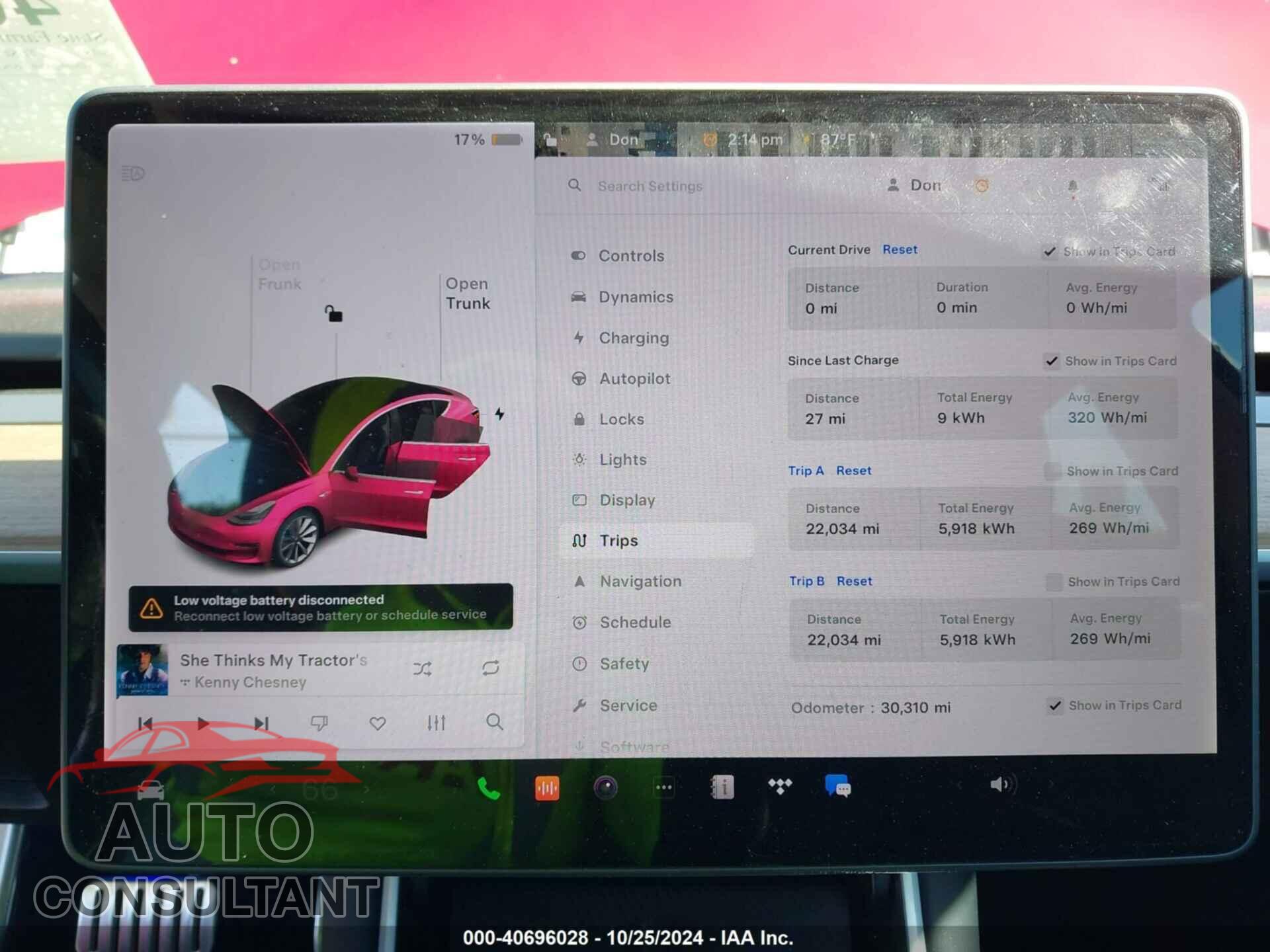 TESLA MODEL 3 2018 - 5YJ3E1EA3JF035785