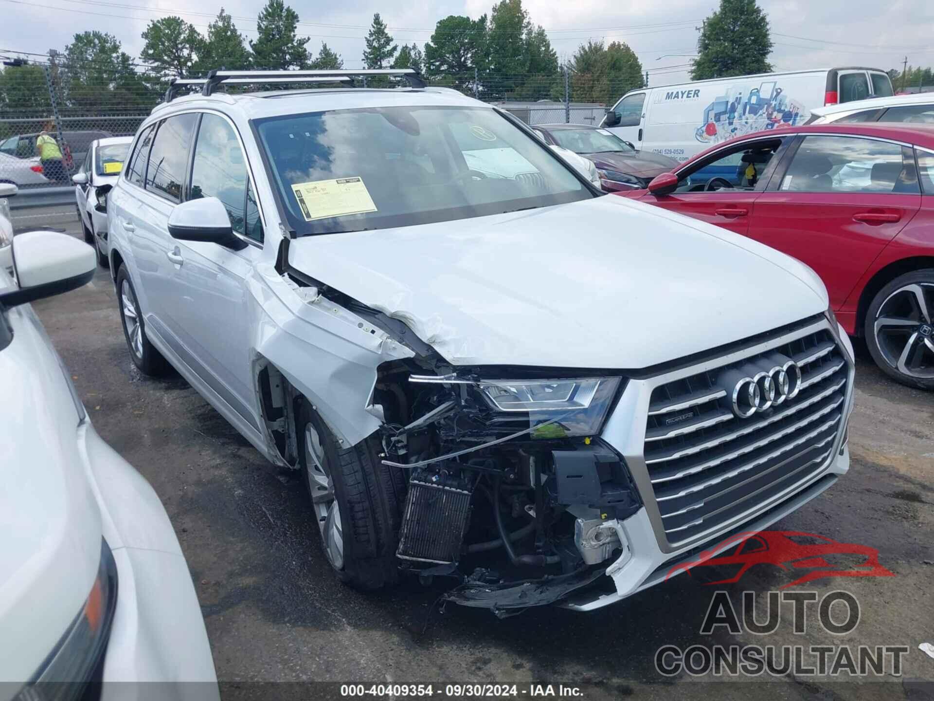 AUDI Q7 2019 - WA1LAAF79KD006695