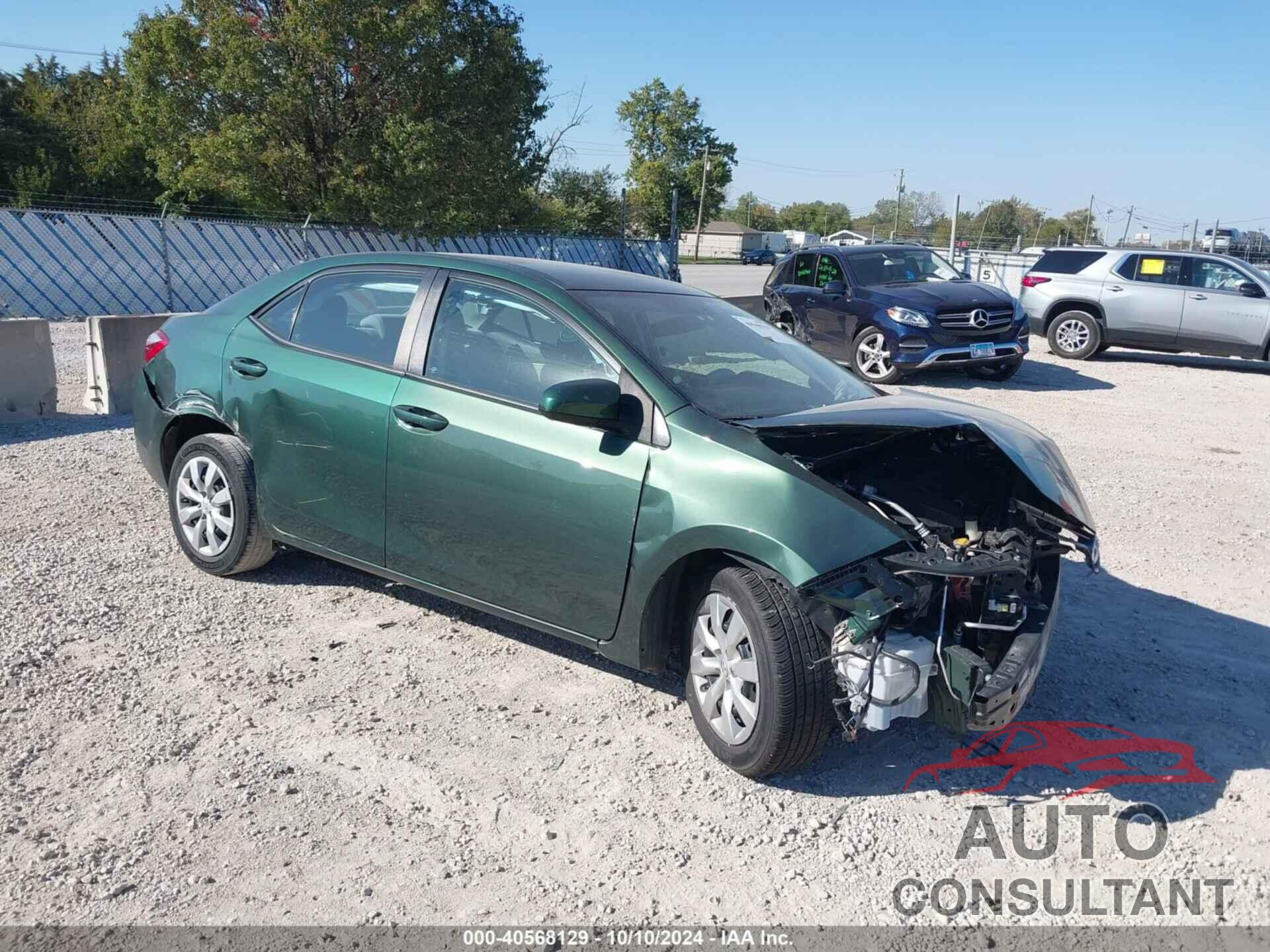 TOYOTA COROLLA 2016 - 2T1BURHE3GC710706