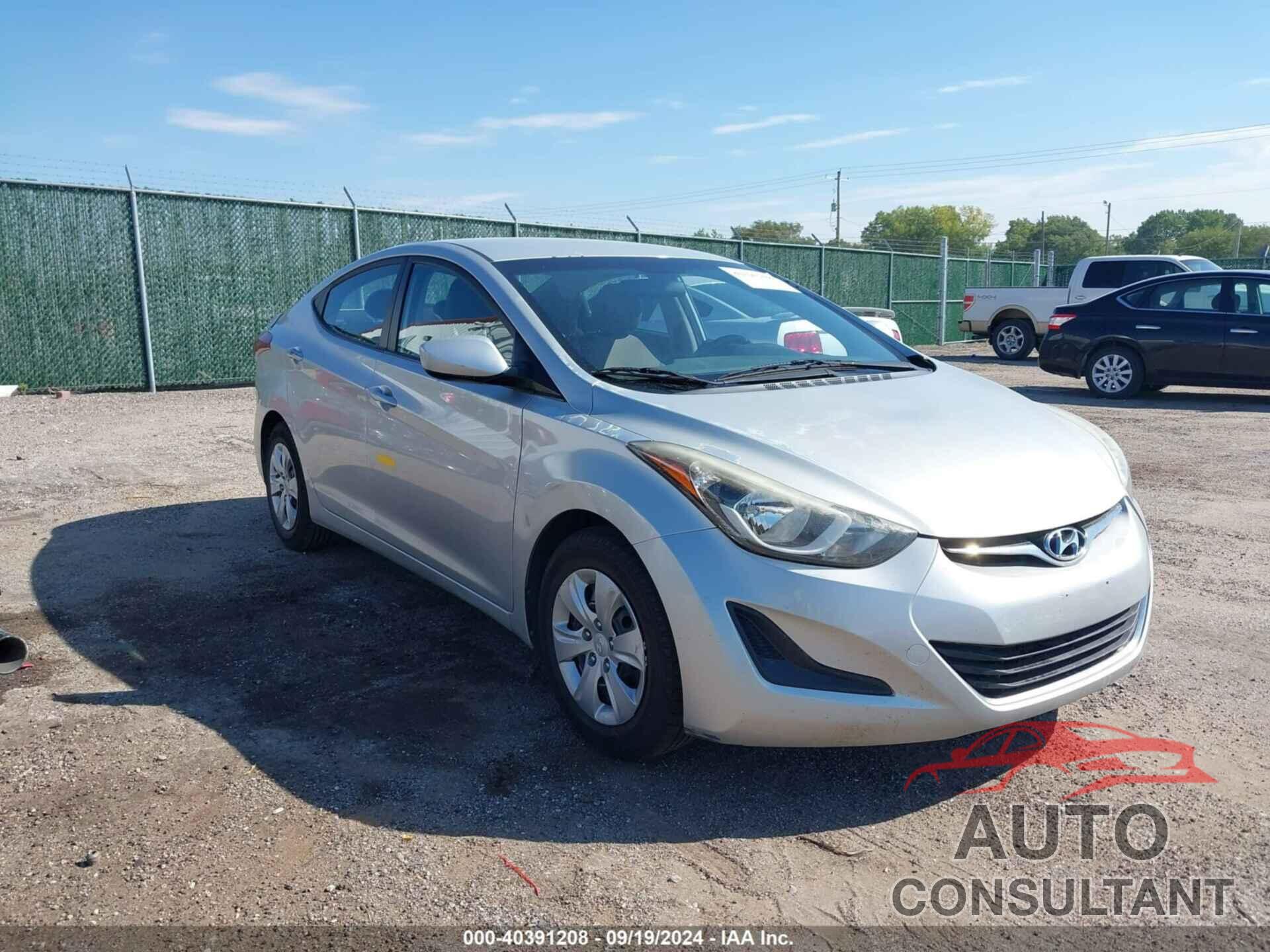 HYUNDAI ELANTRA 2016 - 5NPDH4AE2GH776476