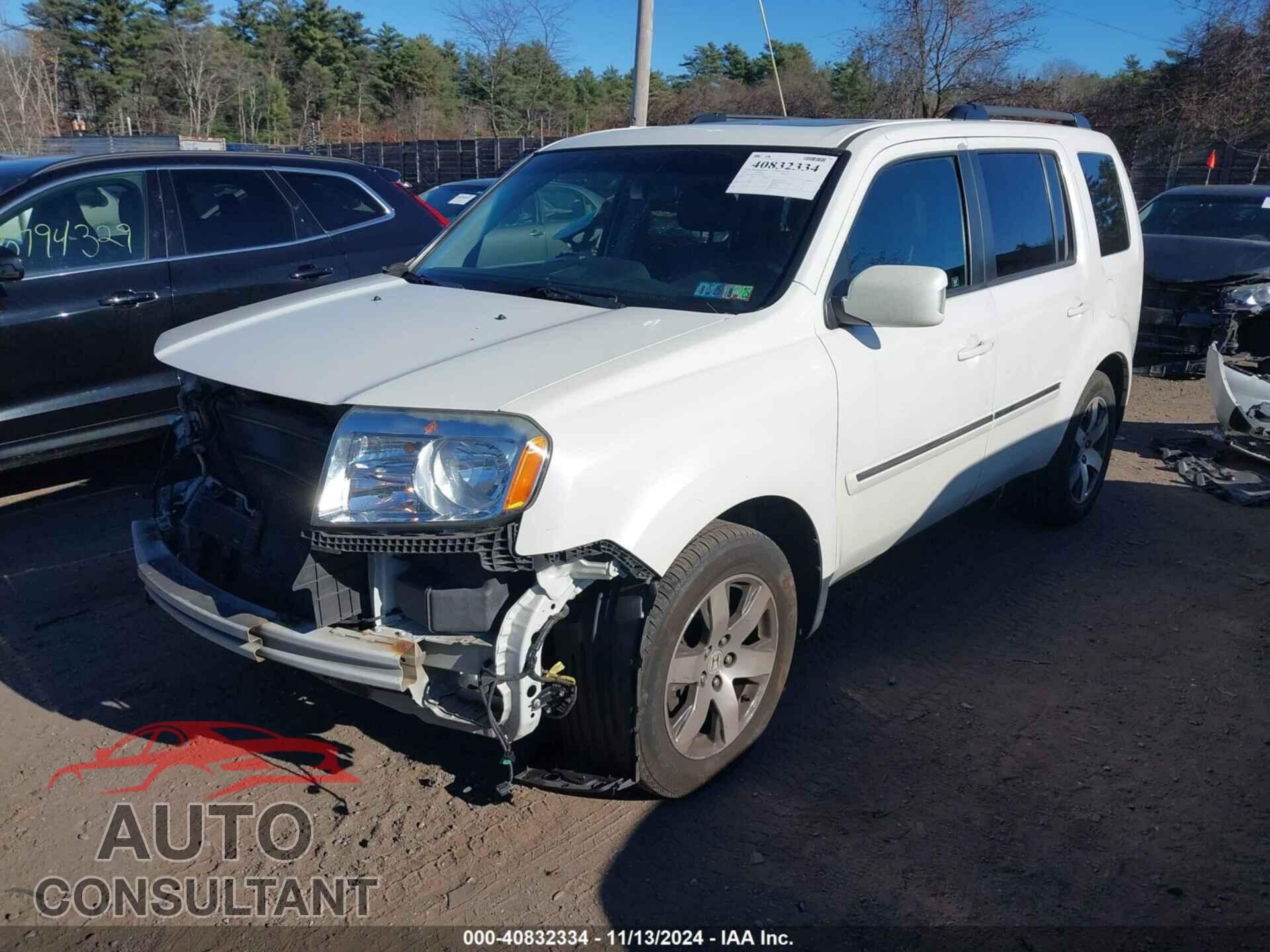 HONDA PILOT 2012 - 5FNYF4H98CB019669
