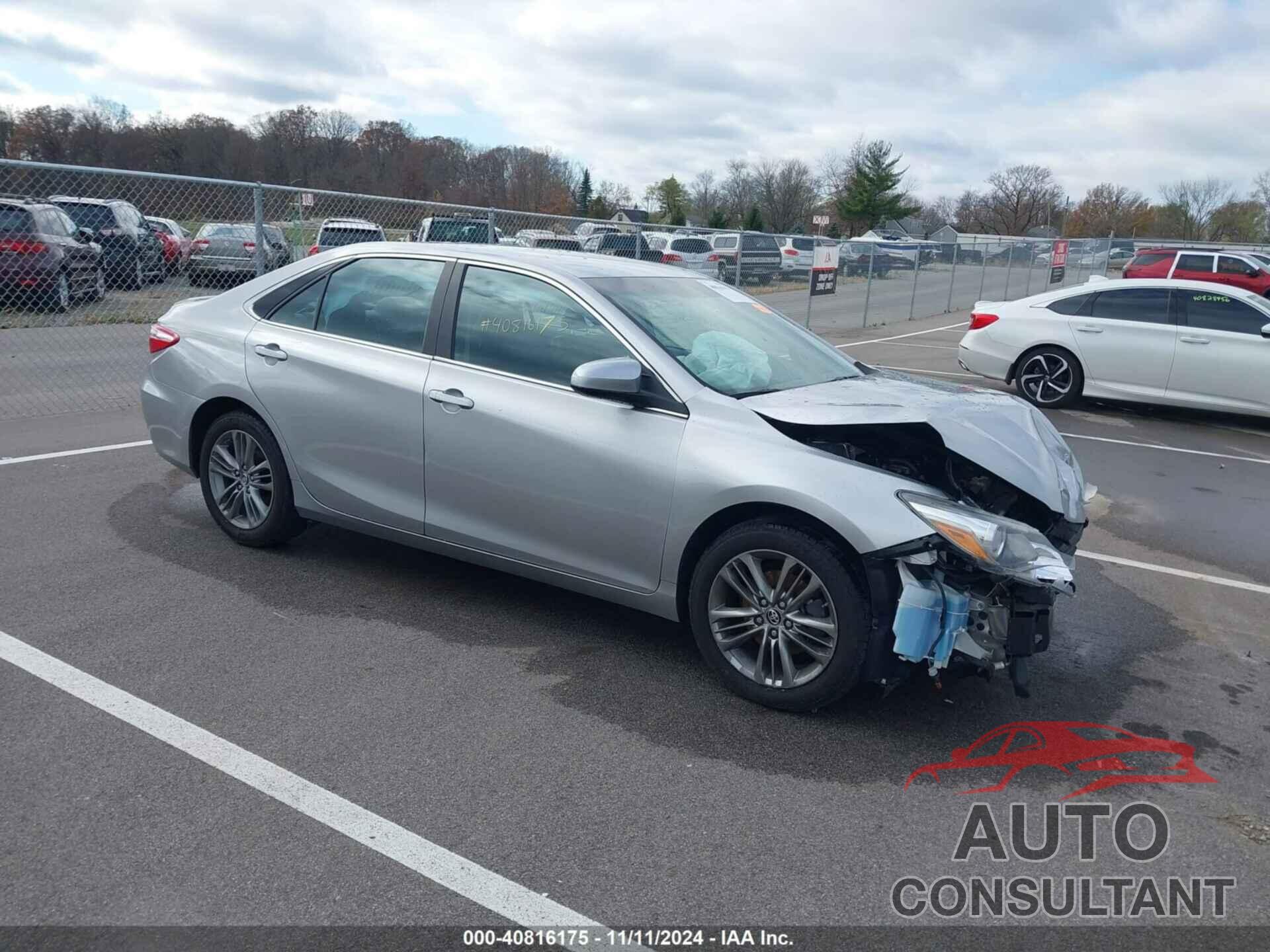TOYOTA CAMRY 2016 - 4T1BF1FK3GU116961