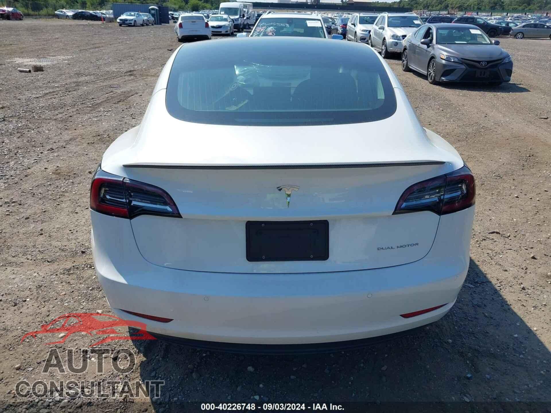 TESLA MODEL 3 2020 - 5YJ3E1EB9LF621029