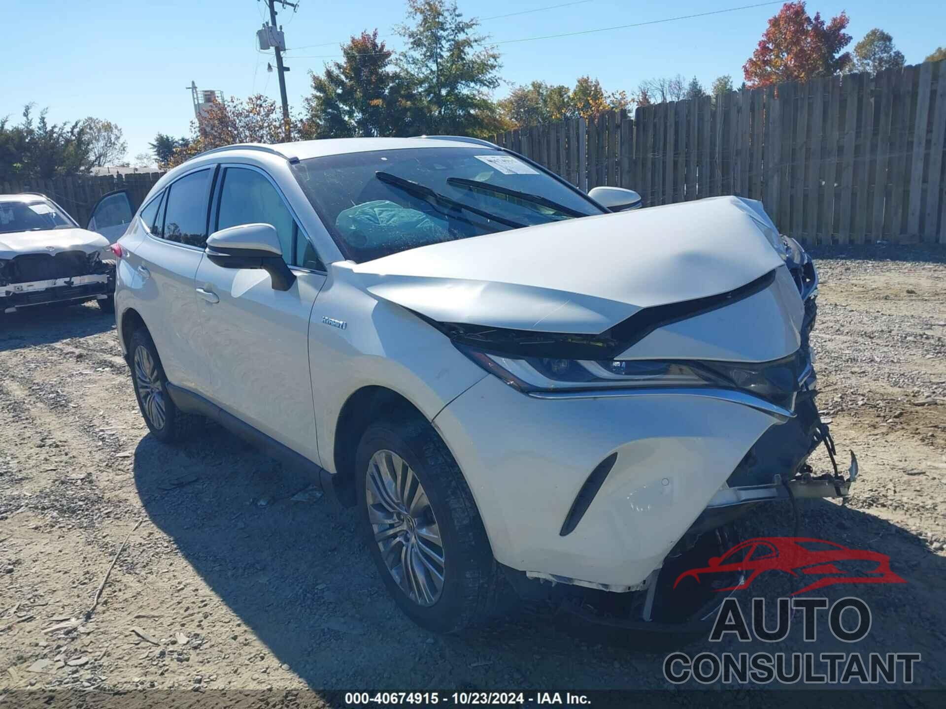 TOYOTA VENZA 2021 - JTEAAAAH4MJ080877