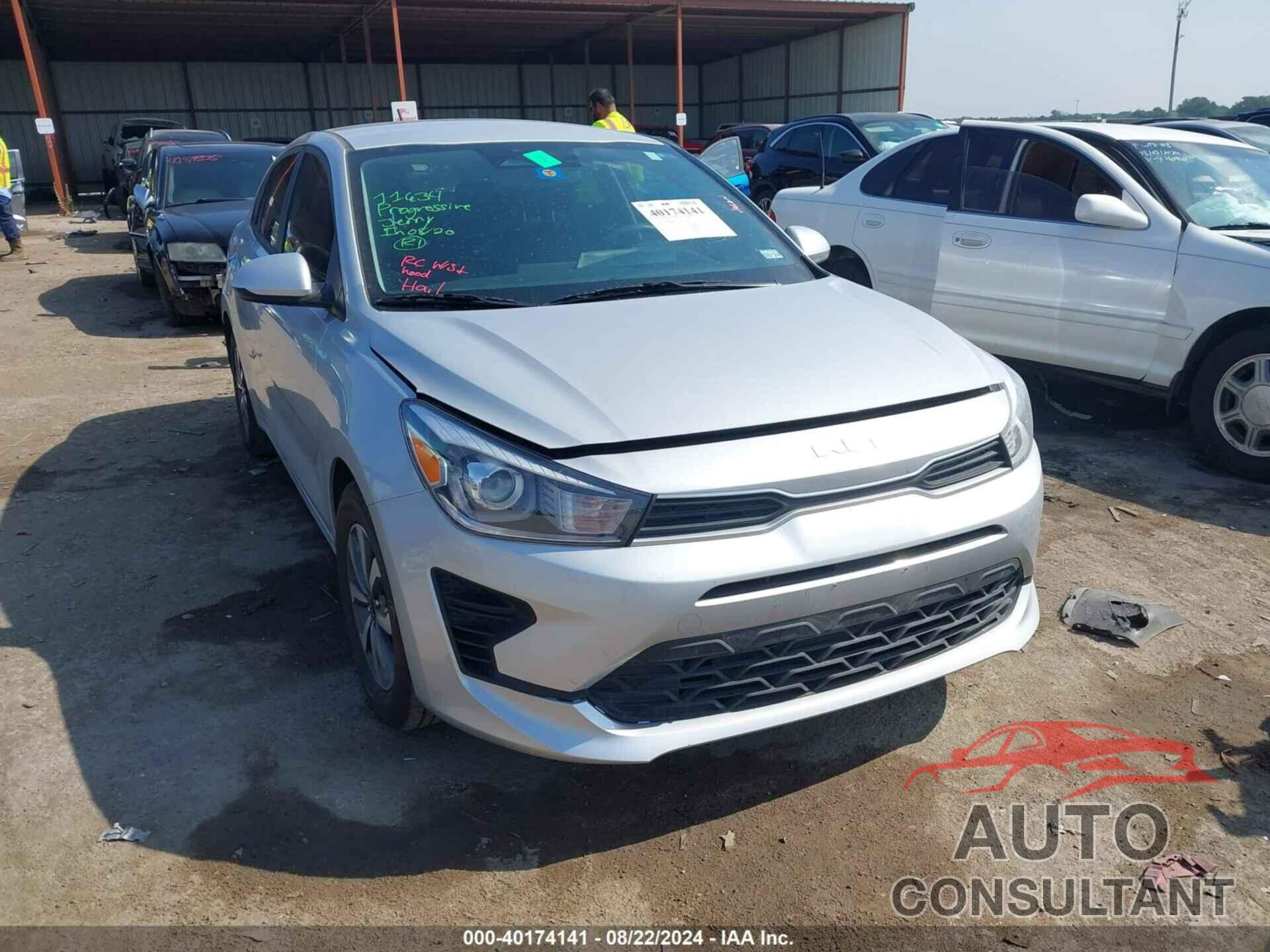 KIA RIO 2022 - 3KPA24ADXNE504660