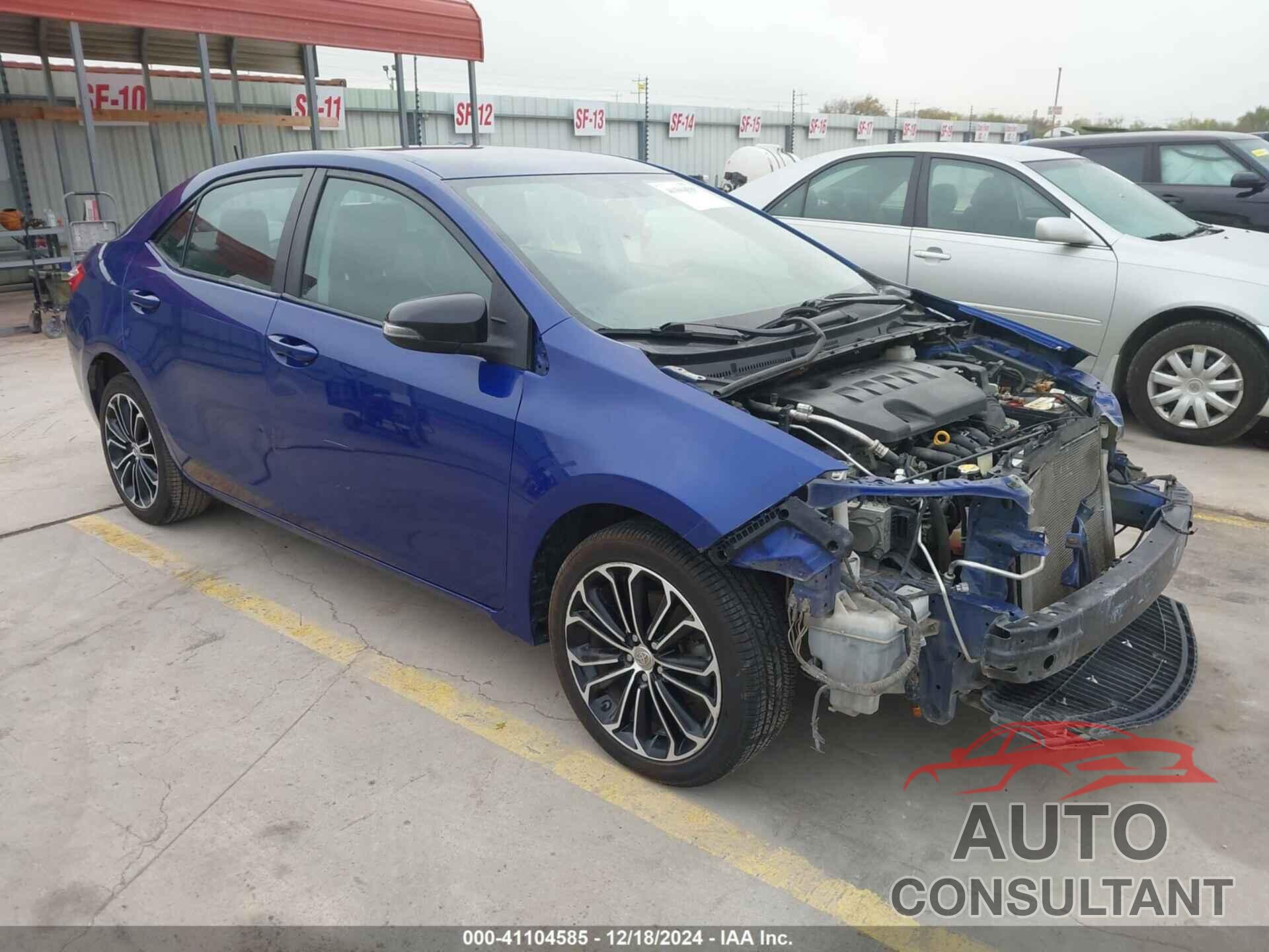 TOYOTA COROLLA 2015 - 2T1BURHE2FC461040