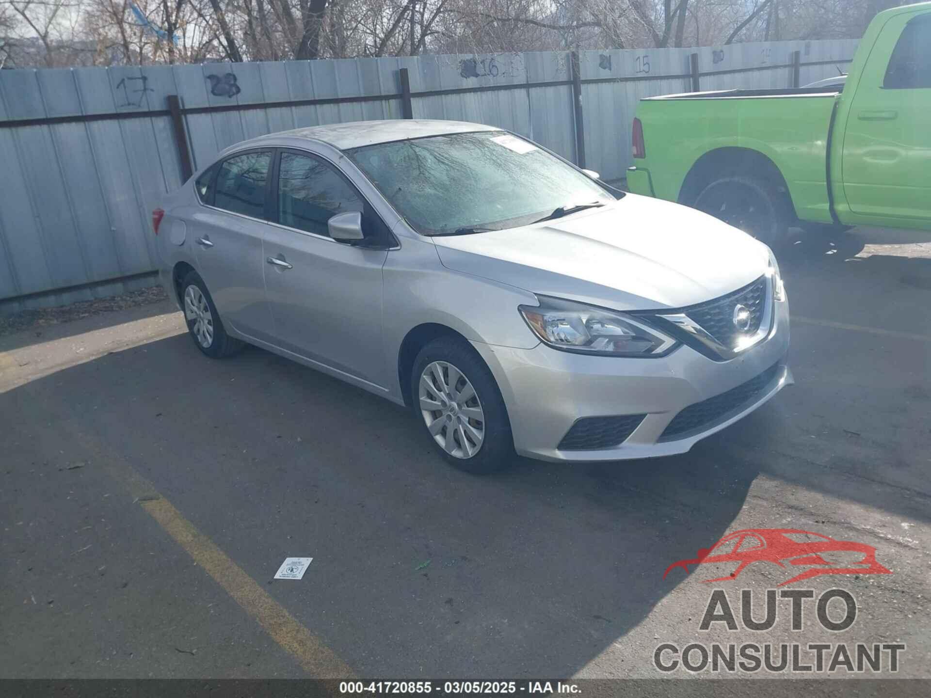 NISSAN SENTRA 2016 - 3N1AB7AP5GY290998