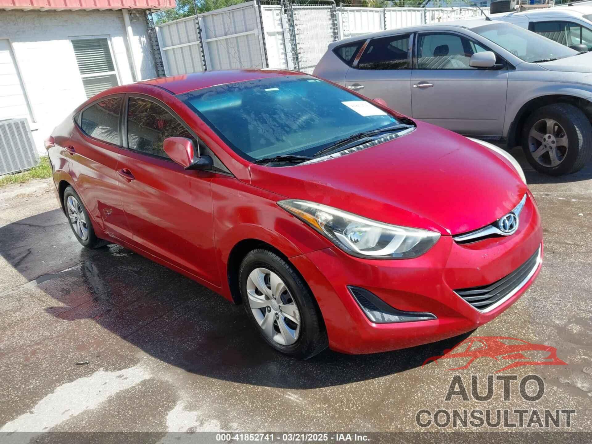 HYUNDAI ELANTRA 2016 - 5NPDH4AE6GH704521