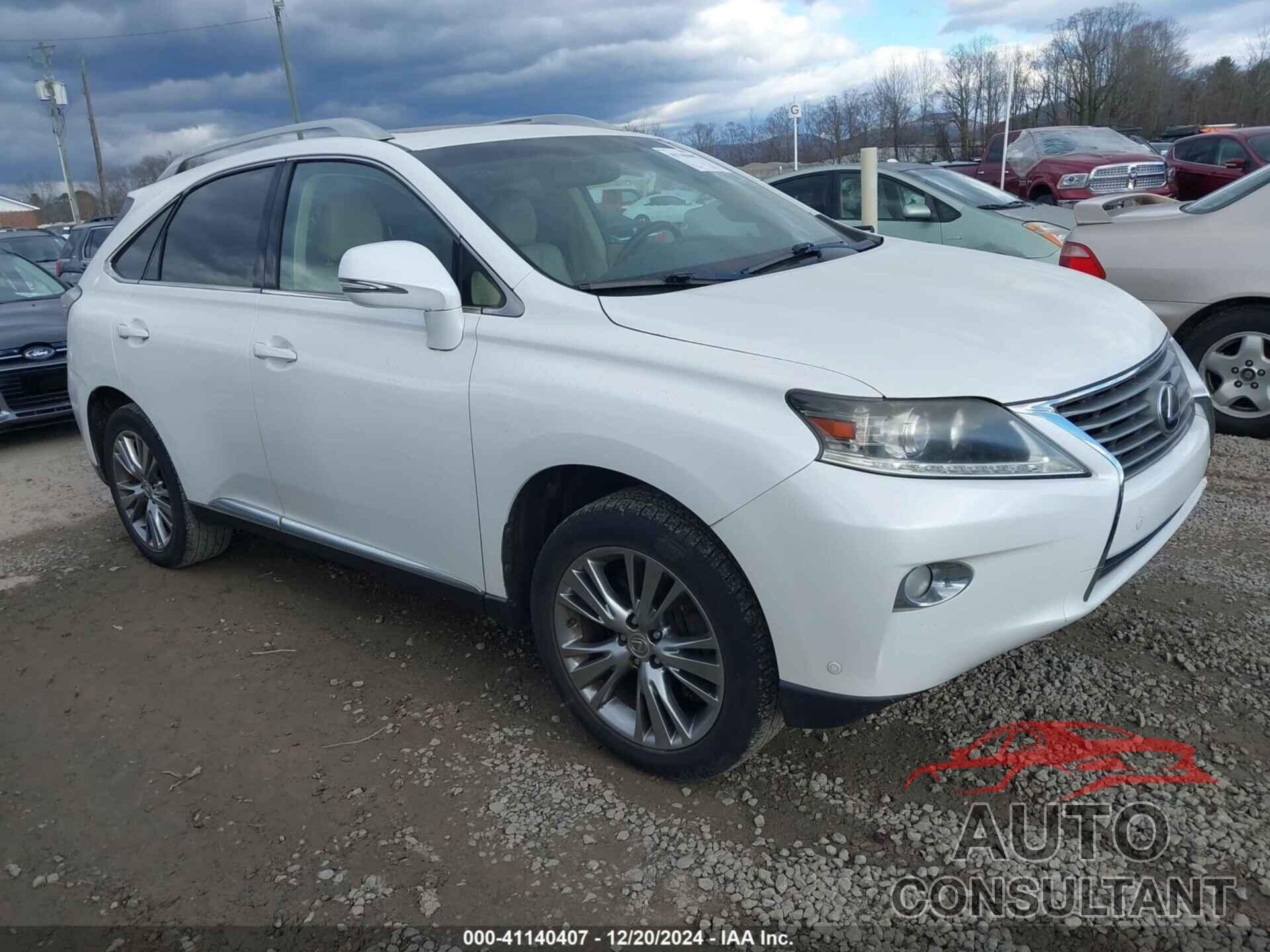 LEXUS RX 350 2013 - JTJZK1BA2D2006595