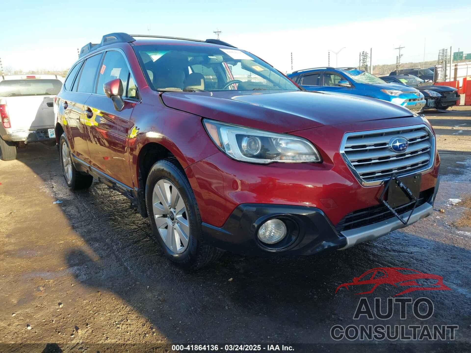 SUBARU OUTBACK 2015 - 4S4BSBEC2F3319873