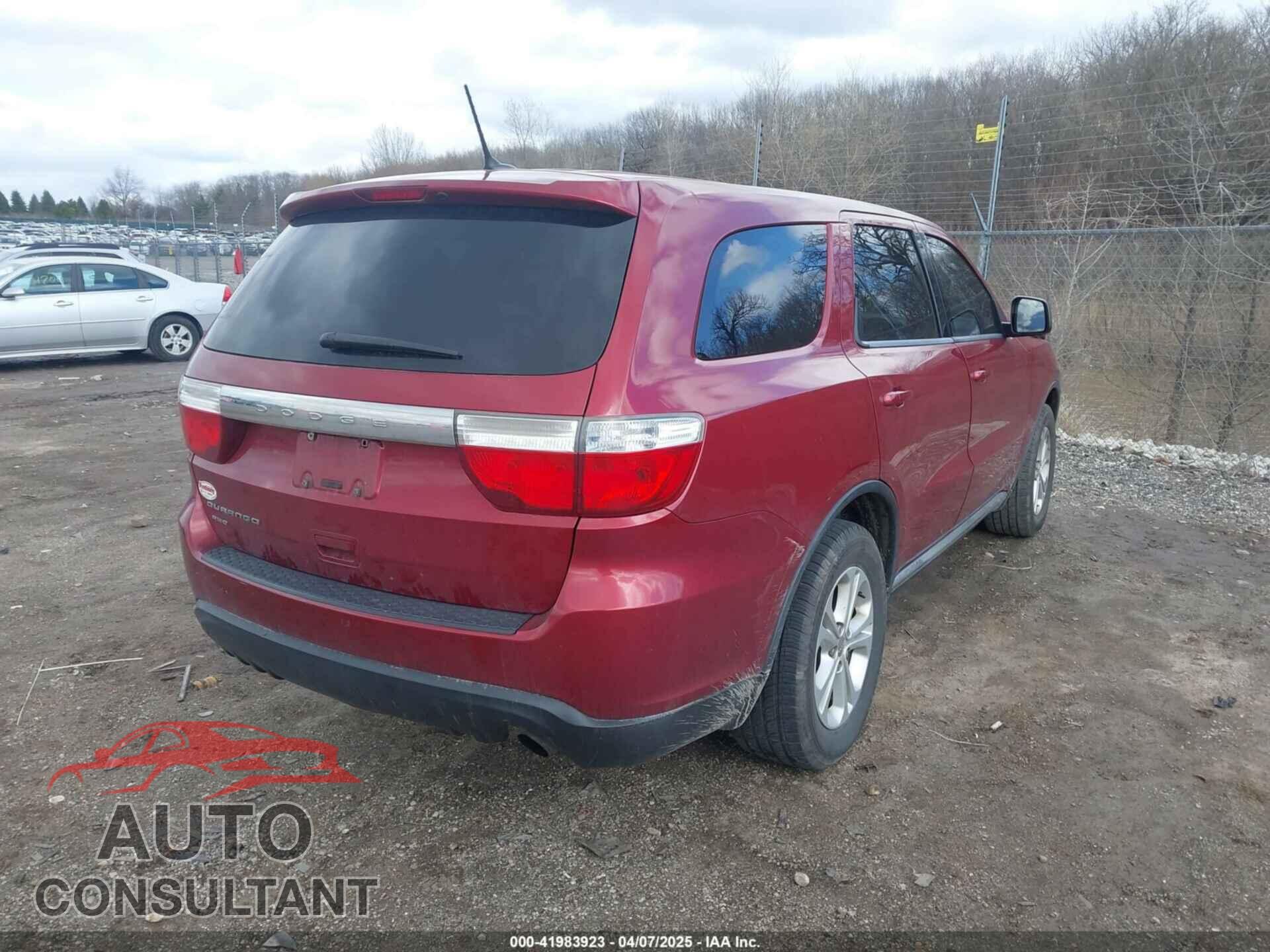 DODGE DURANGO 2013 - 1C4RDJAG4DC682785