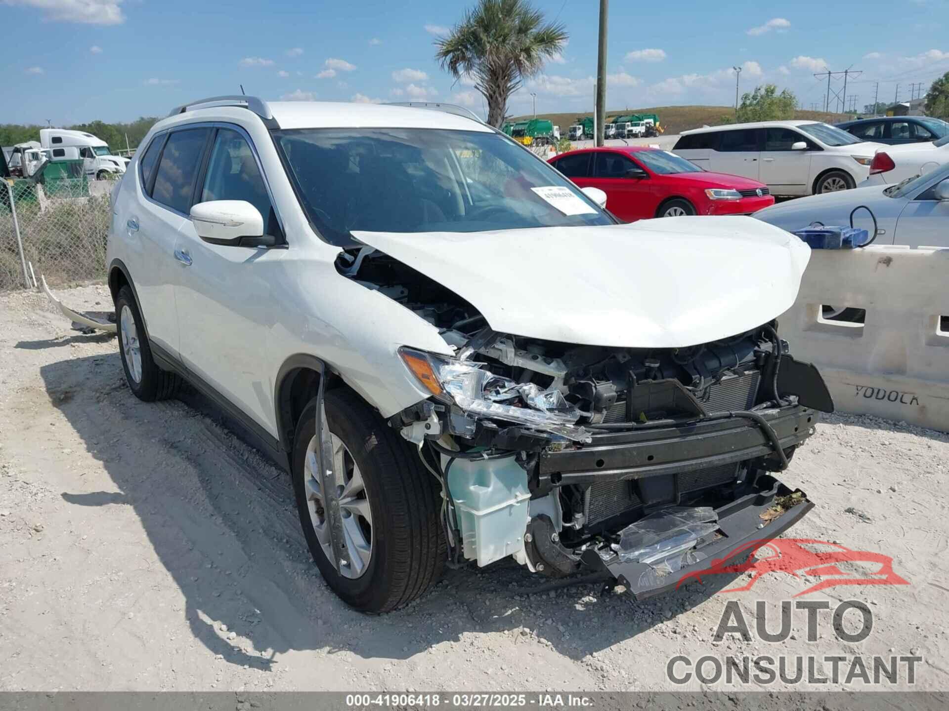 NISSAN ROGUE 2015 - KNMAT2MT4FP557506