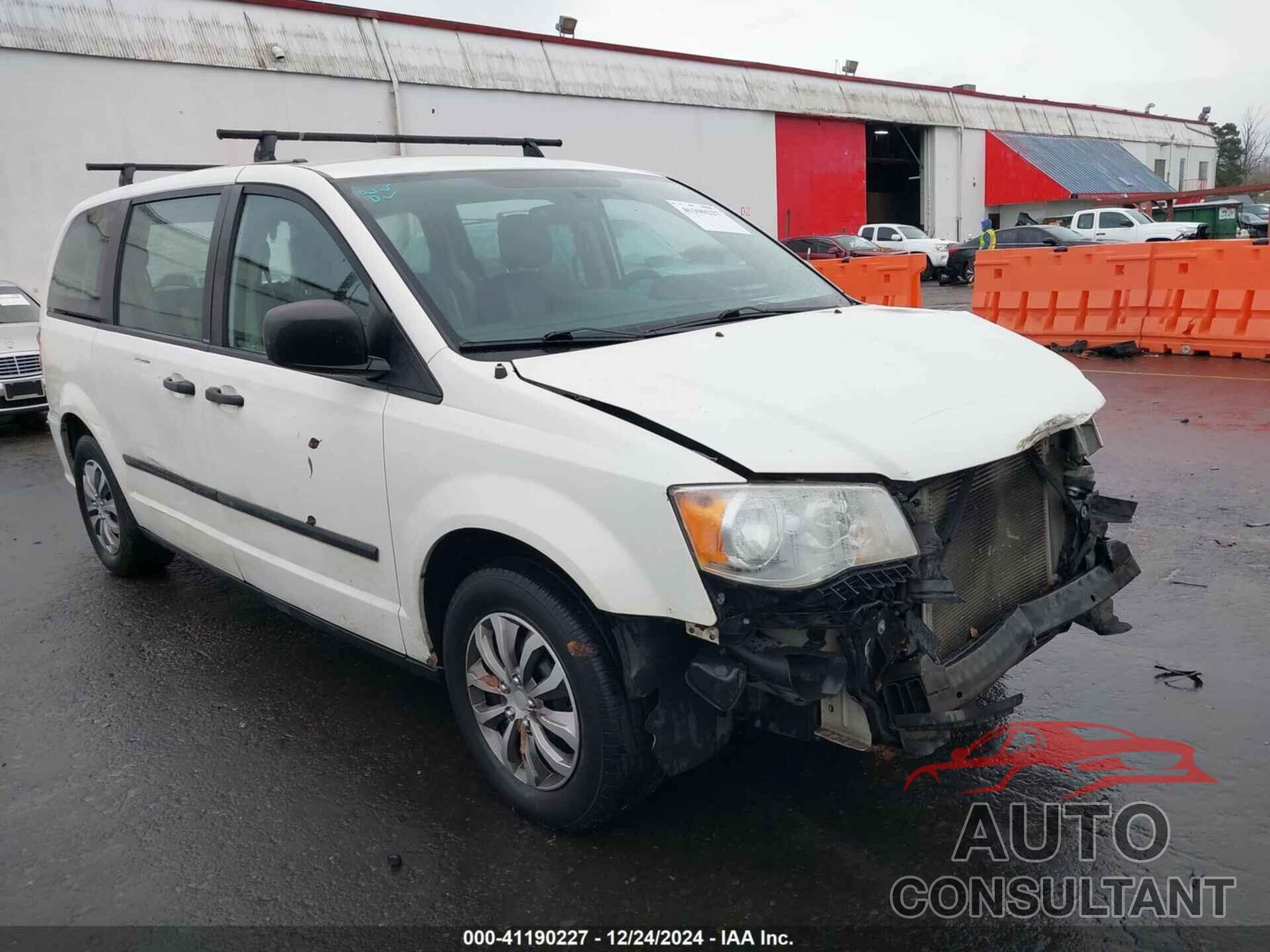 DODGE GRAND CARAVAN 2012 - 2C4RDGBGXCR216009