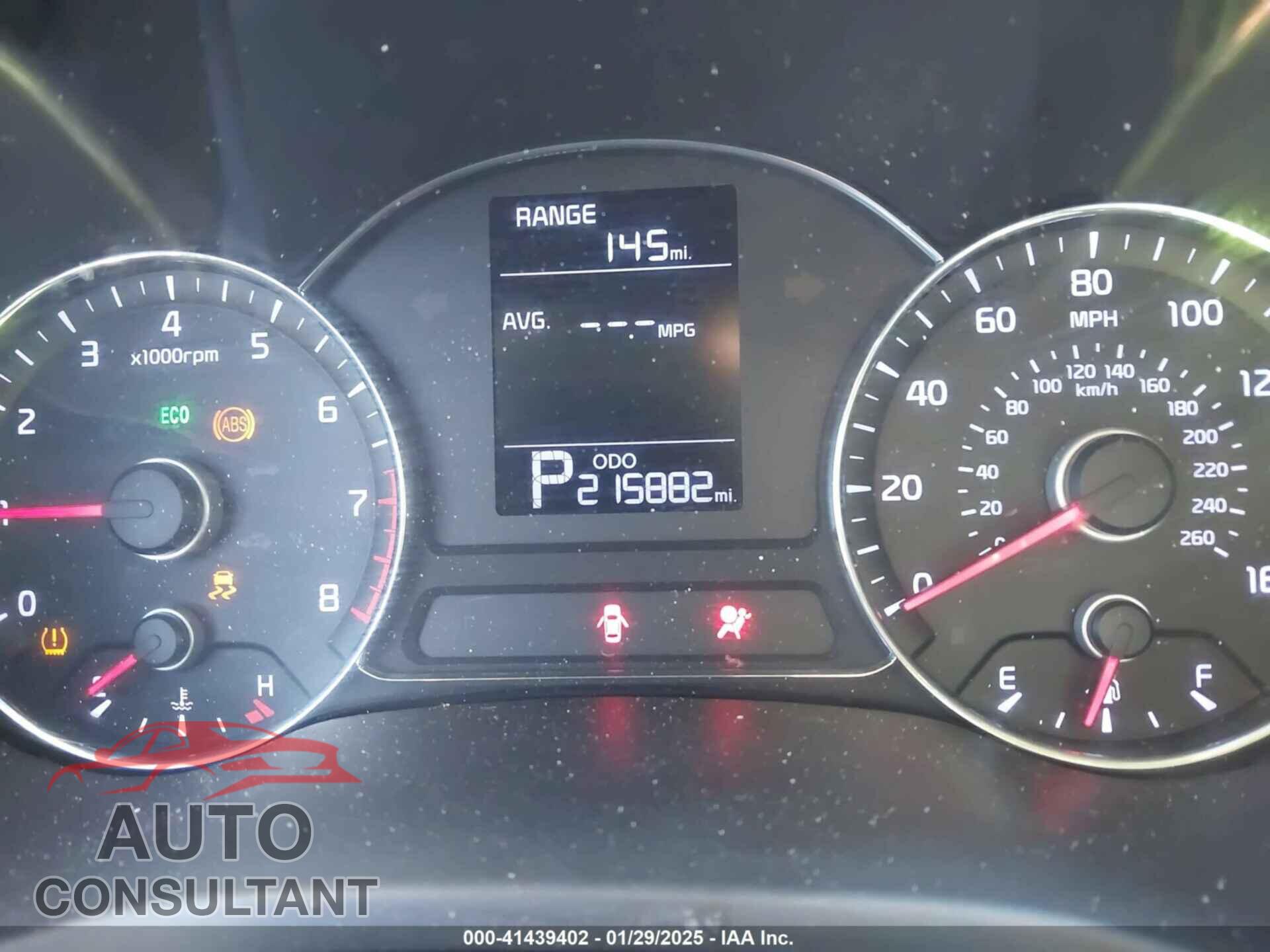 KIA FORTE 2015 - KNAFX4A67F5401960