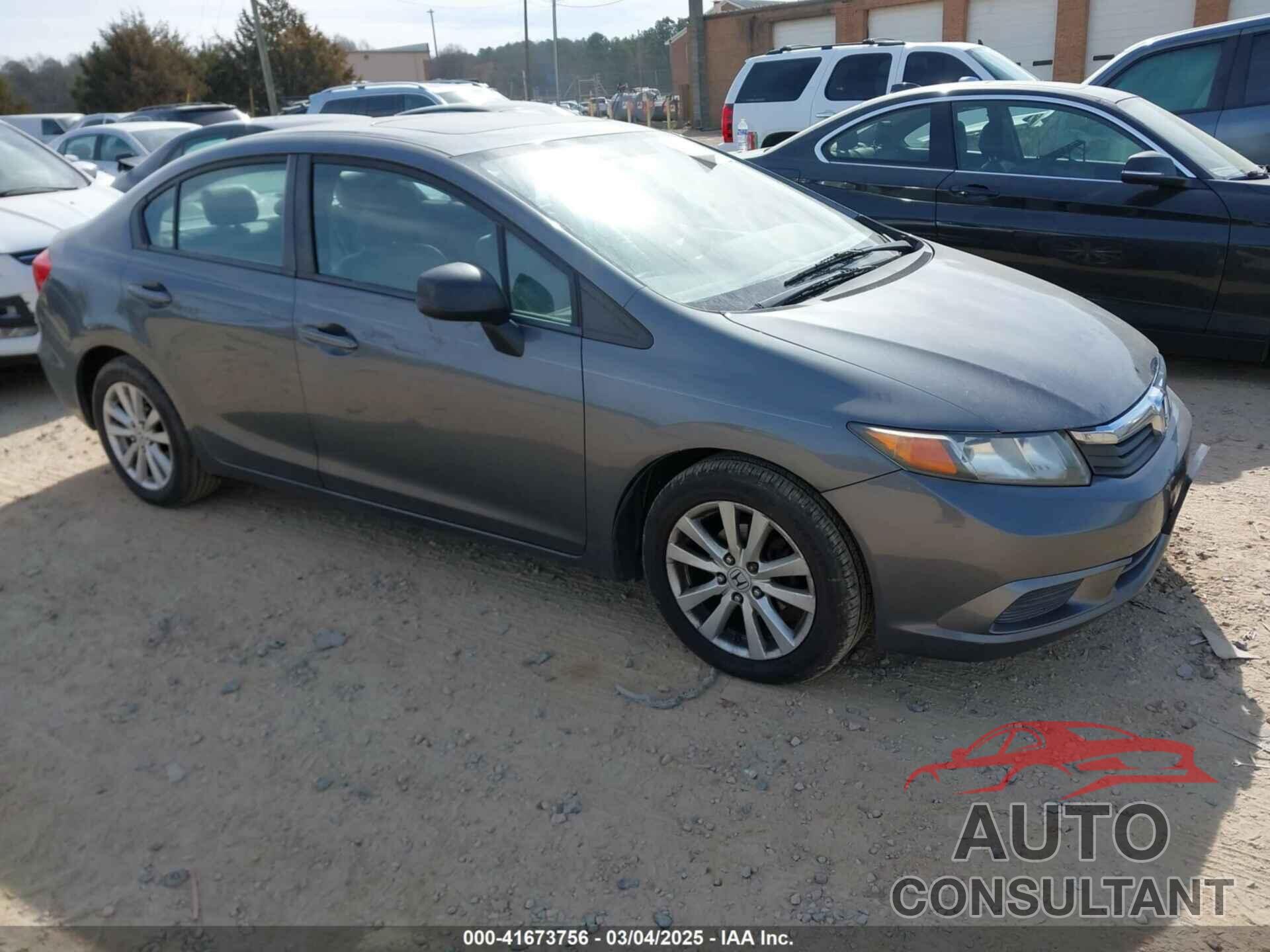 HONDA CIVIC 2012 - 19XFB2F94CE310654