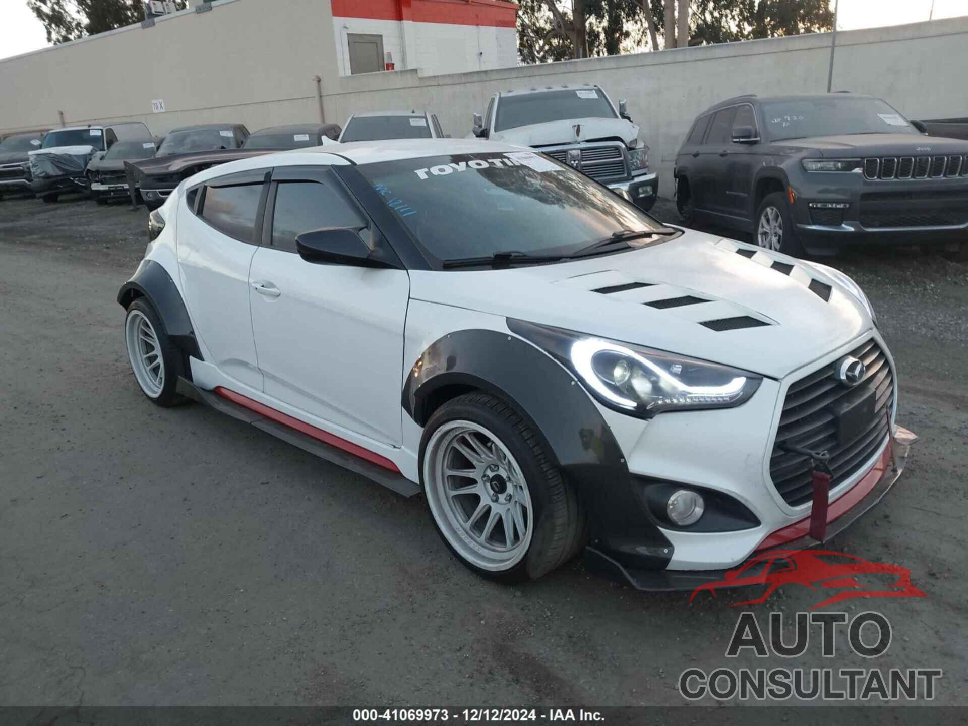 HYUNDAI VELOSTER 2015 - KMHTC6AE4FU238299