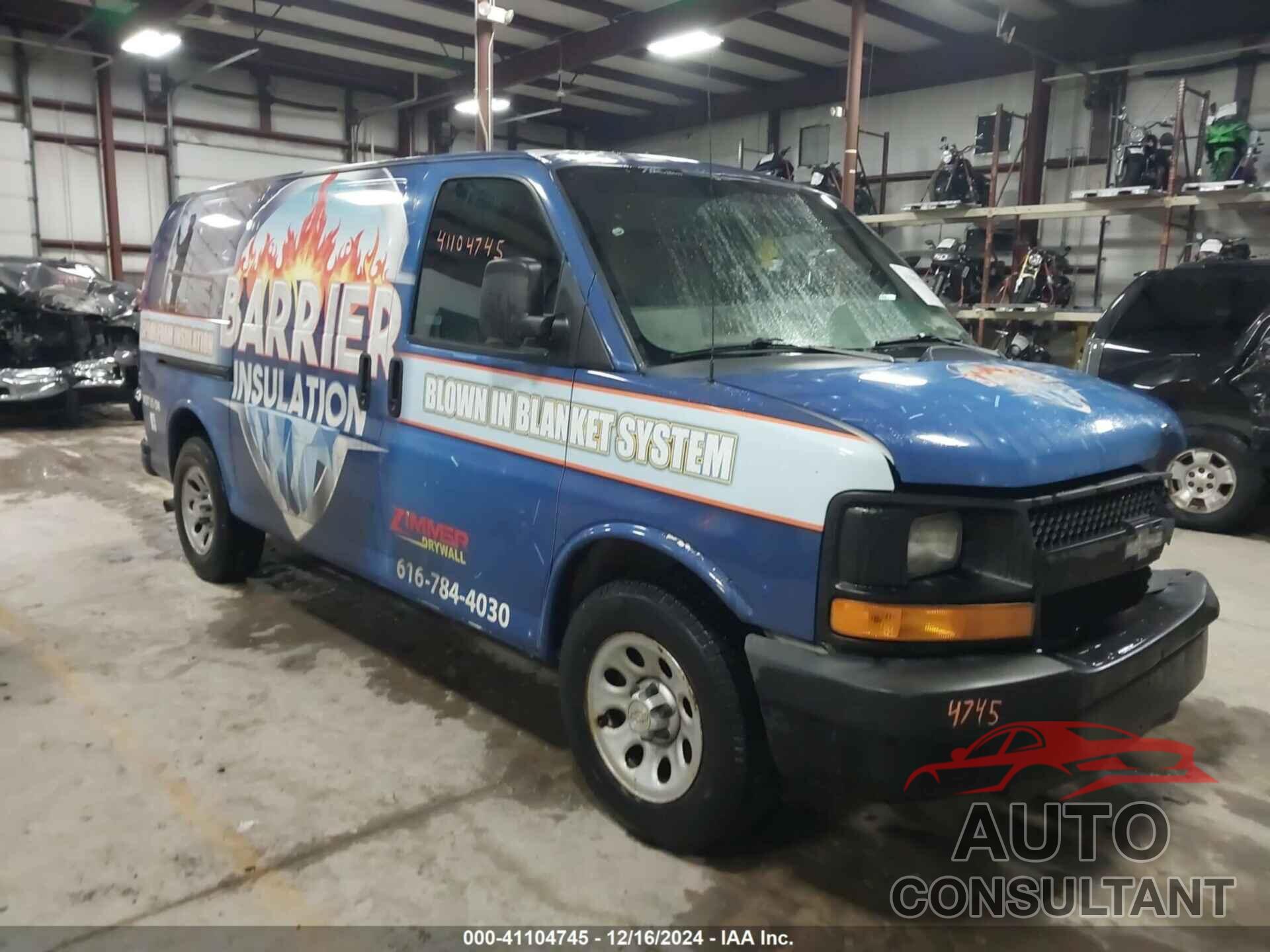 CHEVROLET EXPRESS 1500 2012 - 1GCSGAFX4C1146589