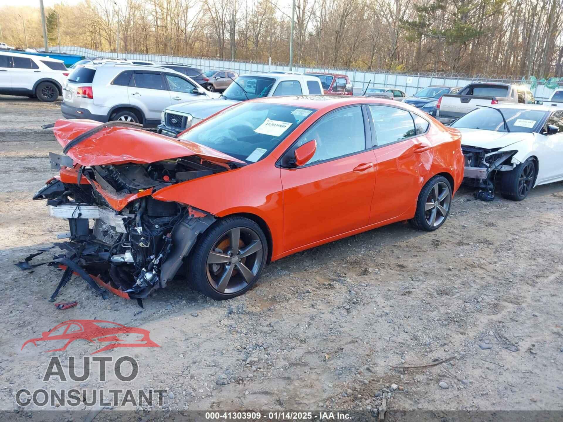 DODGE DART 2015 - 1C3CDFEB4FD228331