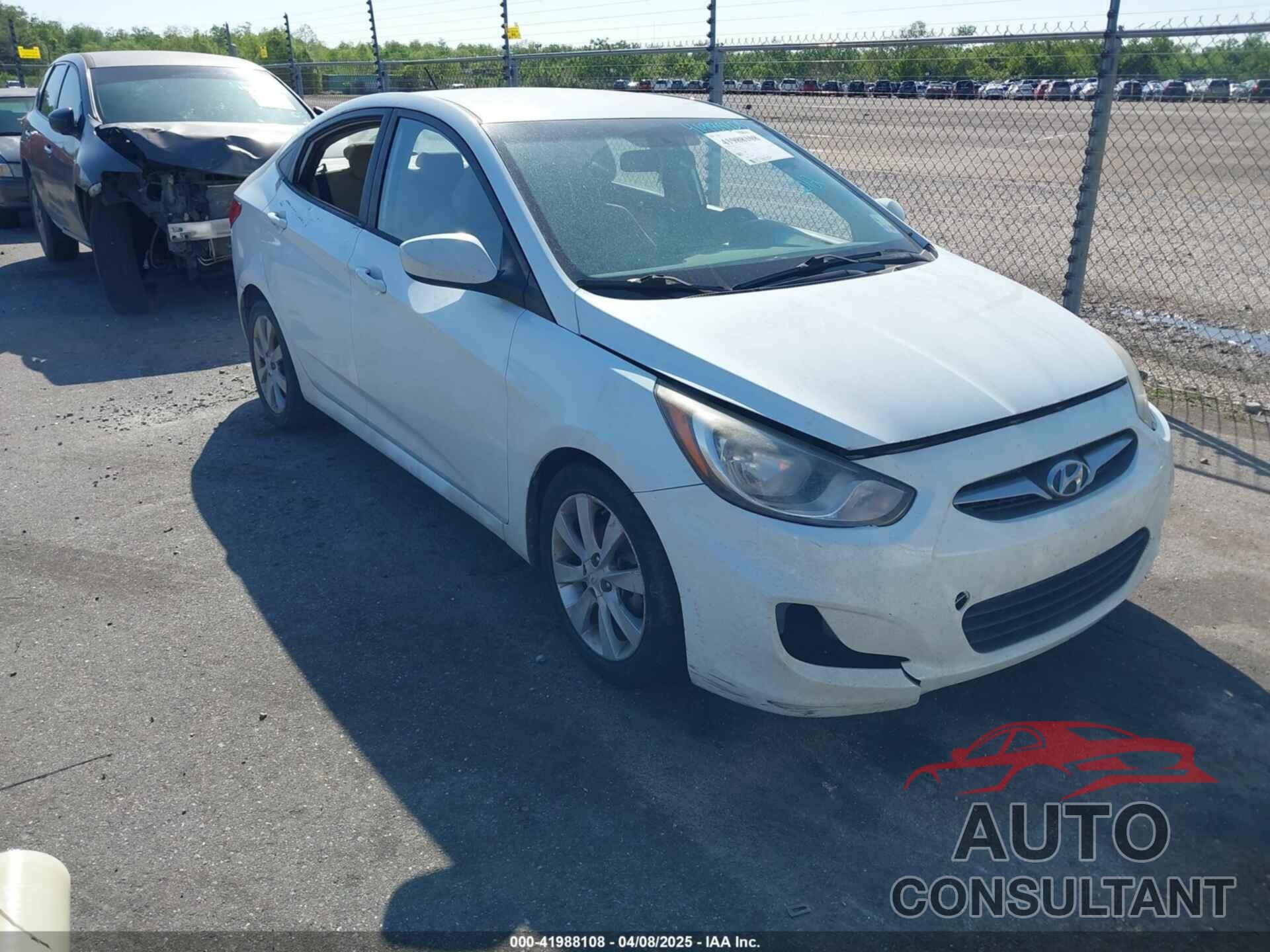 HYUNDAI ACCENT 2012 - KMHCU4AE1CU254263