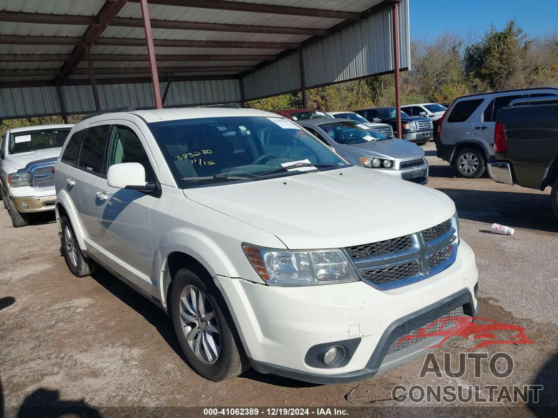 DODGE JOURNEY 2013 - 3C4PDCBG7DT613997