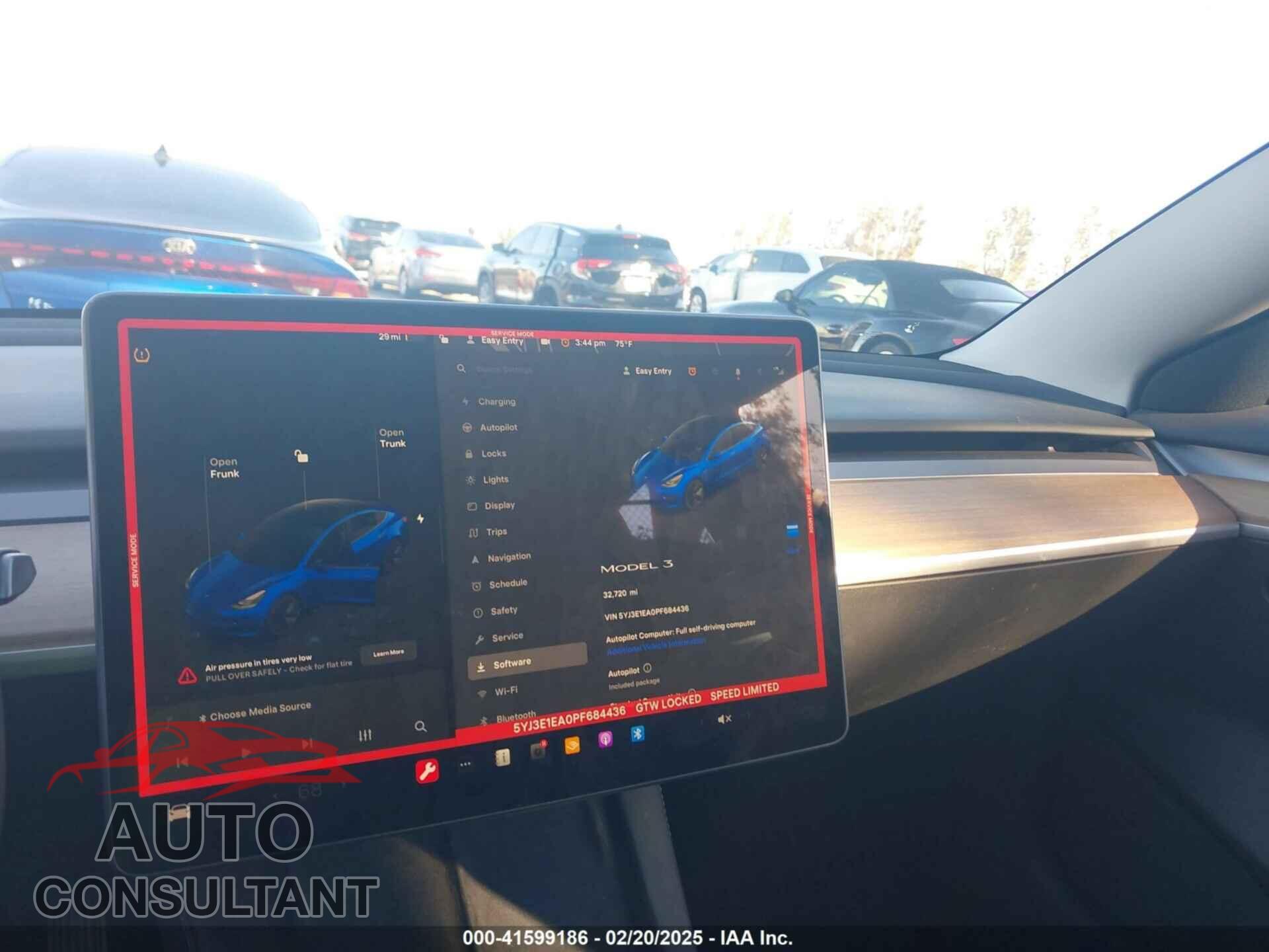 TESLA MODEL 3 2023 - 5YJ3E1EA0PF684436