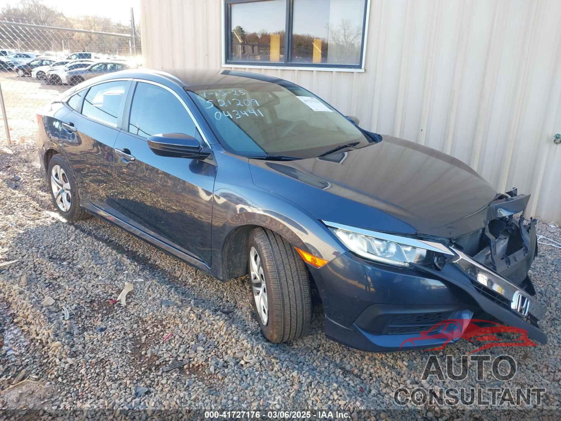 HONDA CIVIC 2017 - 19XFC2F58HE043441
