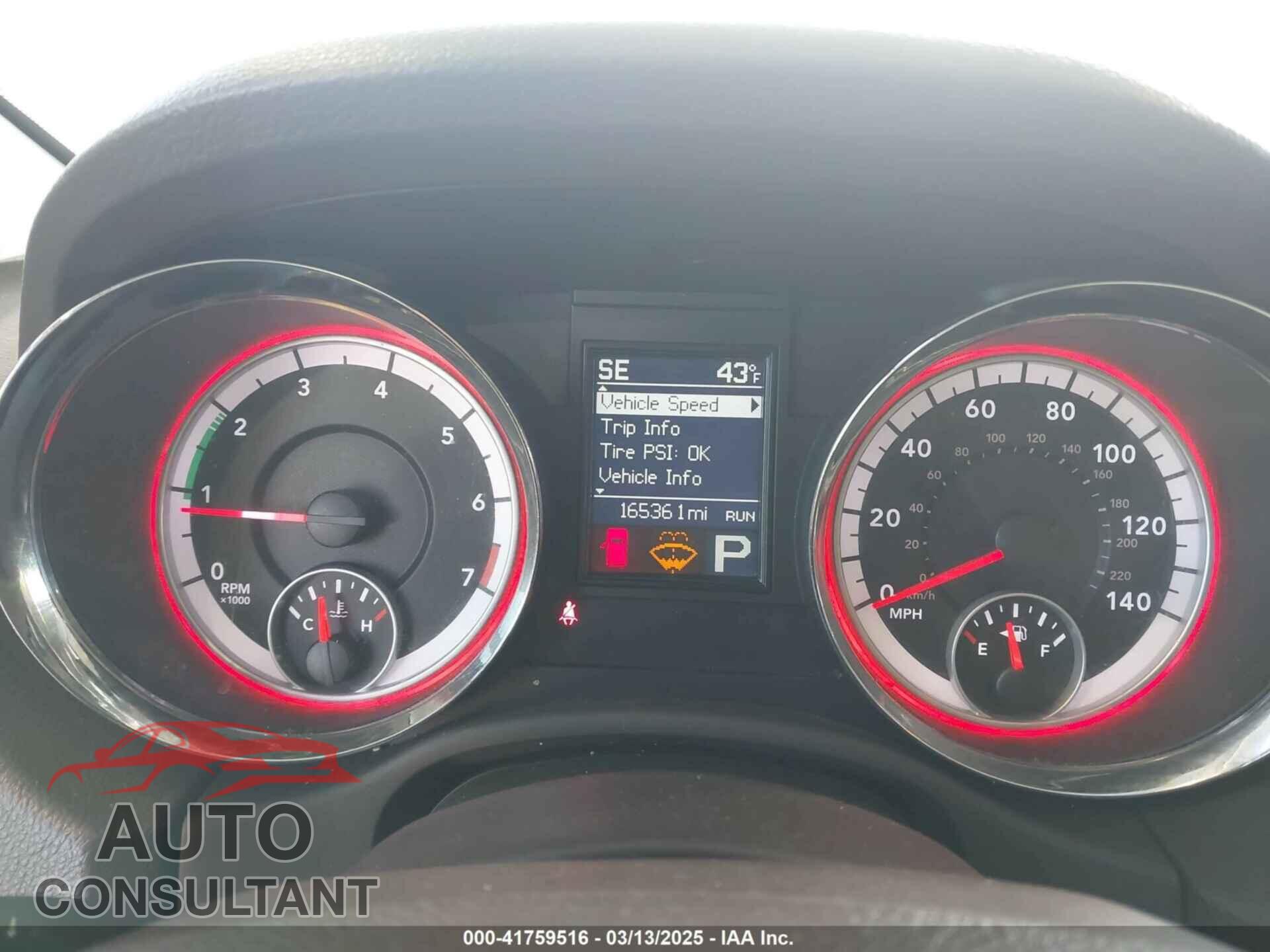 DODGE DURANGO 2012 - 1C4RDJDG3CC294988