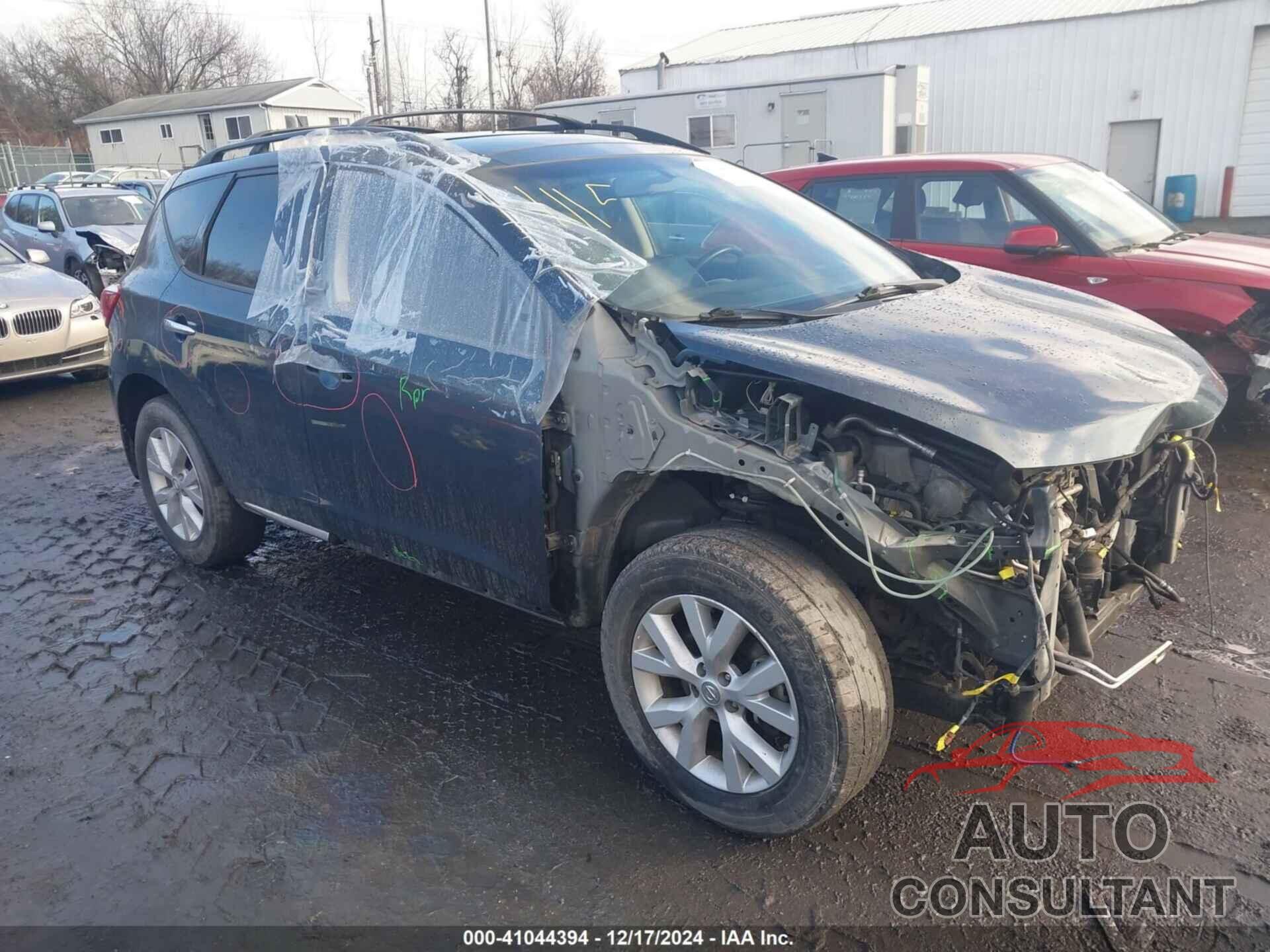 NISSAN MURANO 2012 - JN8AZ1MWXCW231136