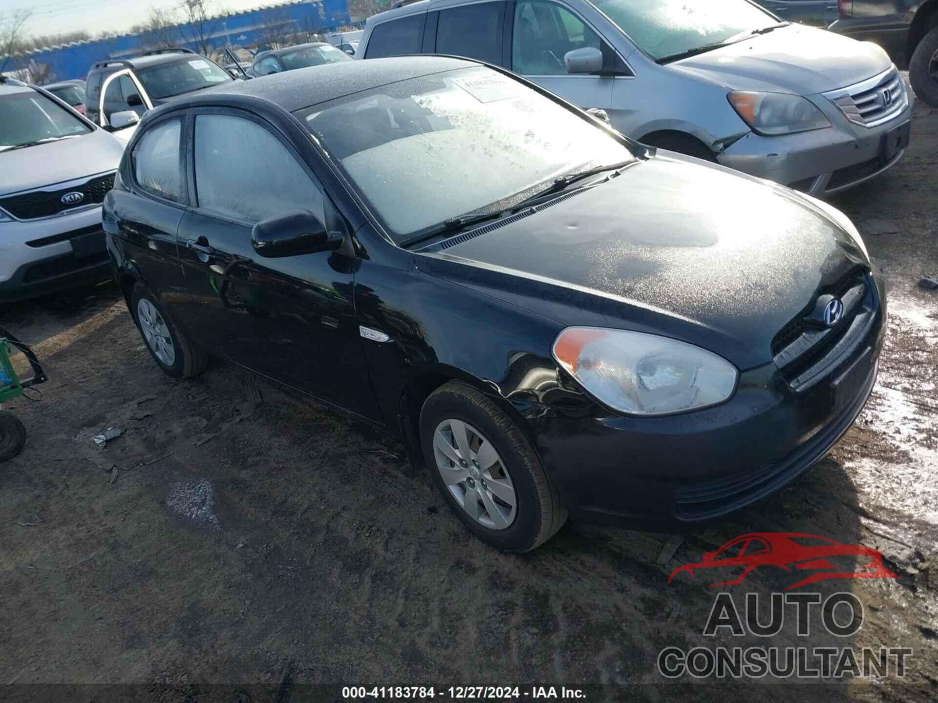 HYUNDAI ACCENT 2010 - KMHCM3AC8AU165392