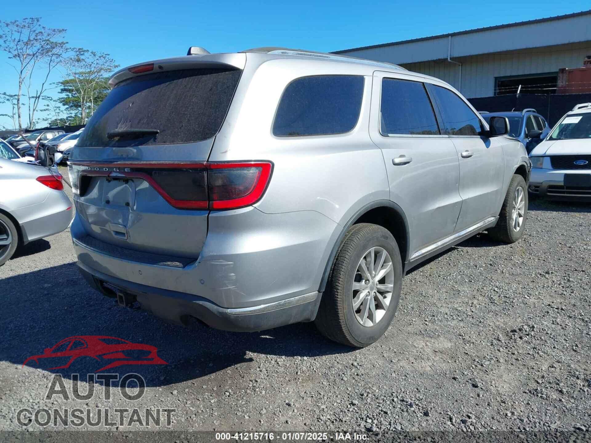 DODGE DURANGO 2017 - 1C4RDJAG4HC753098