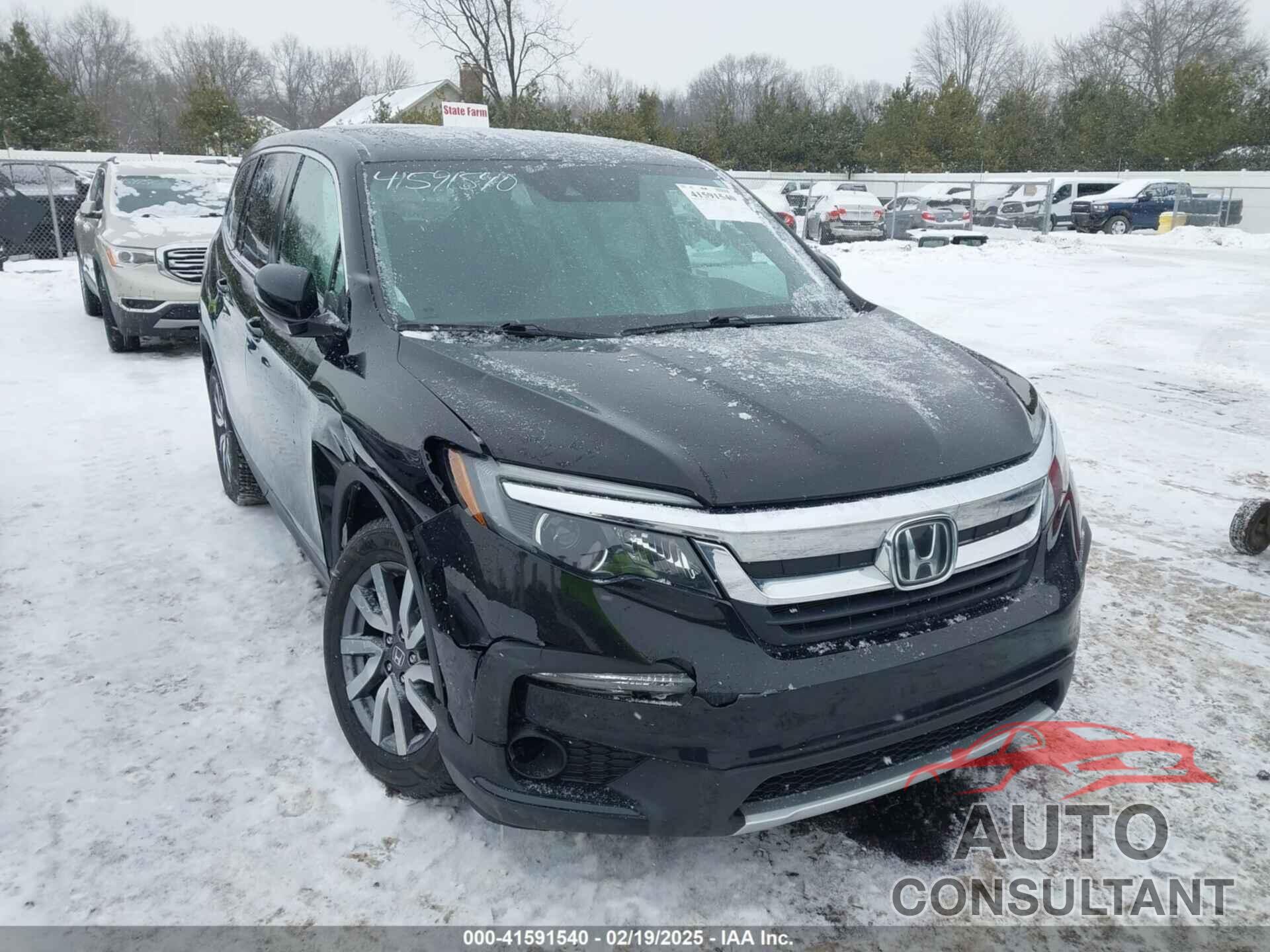 HONDA PILOT 2019 - 5FNYF6H52KB051363
