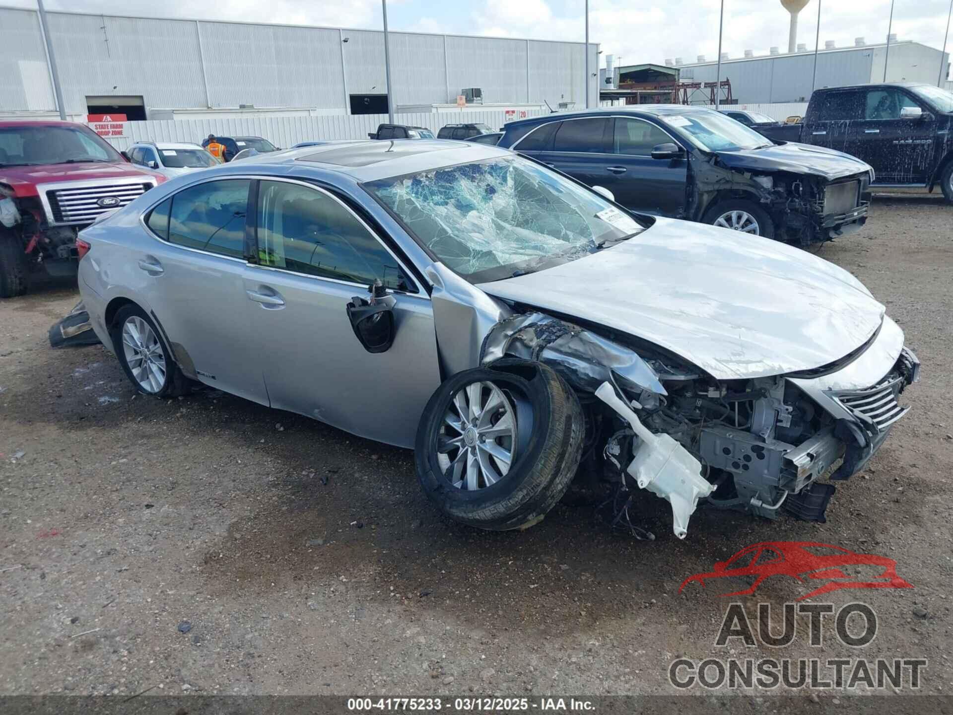 LEXUS ES 300H 2013 - JTHBW1GG5D2037179
