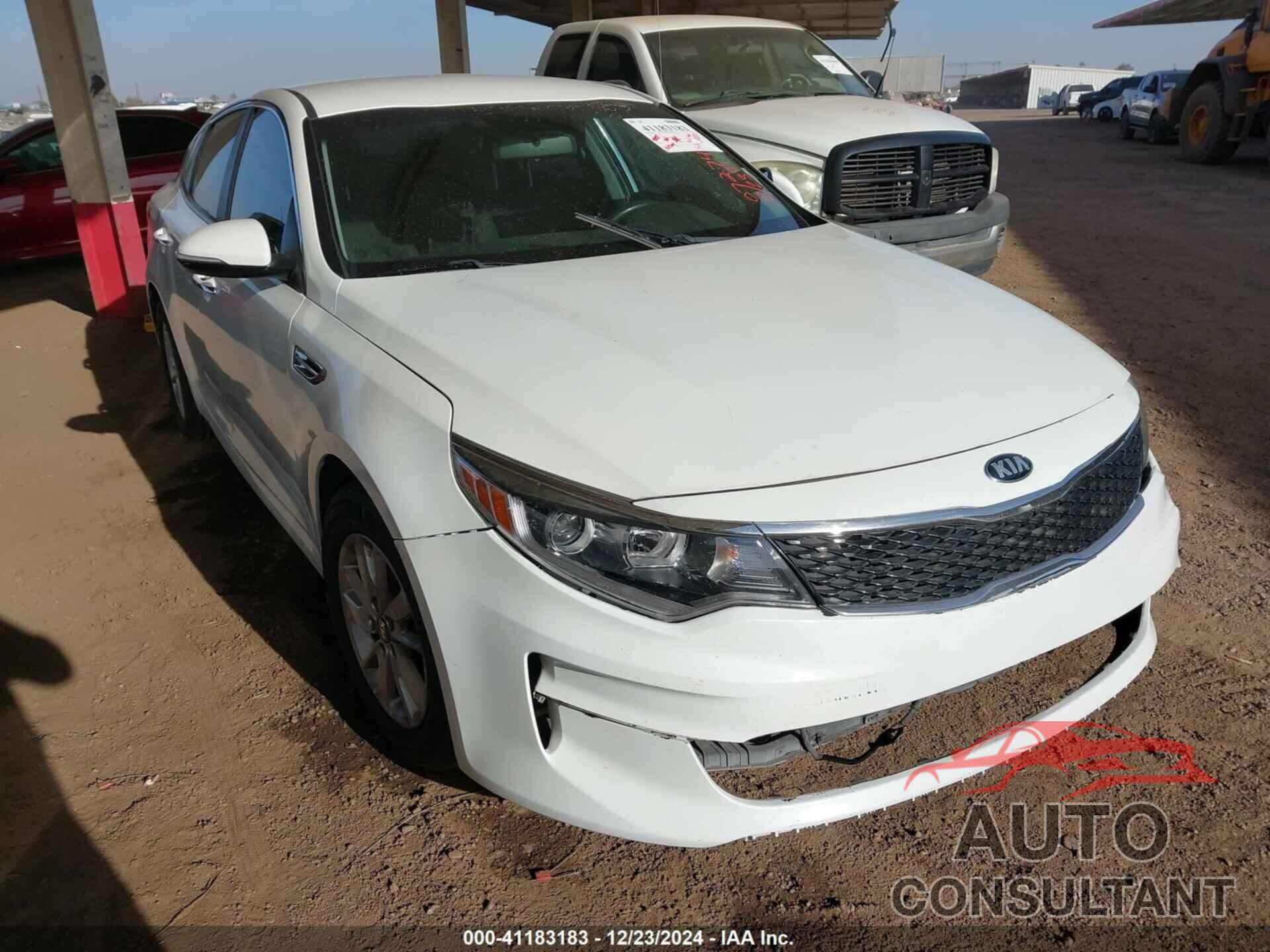 KIA OPTIMA 2016 - KNAGT4L38G5072741