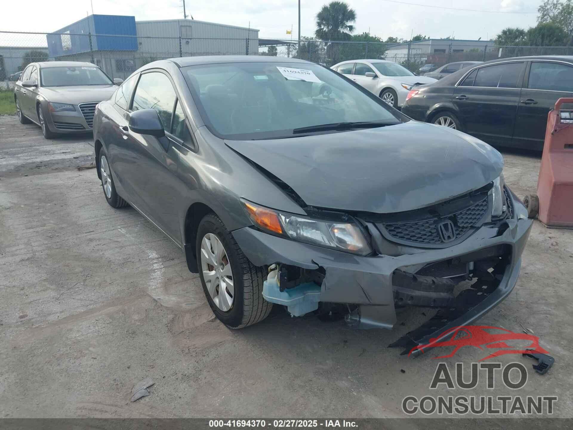 HONDA CIVIC 2012 - 2HGFG3B54CH506299