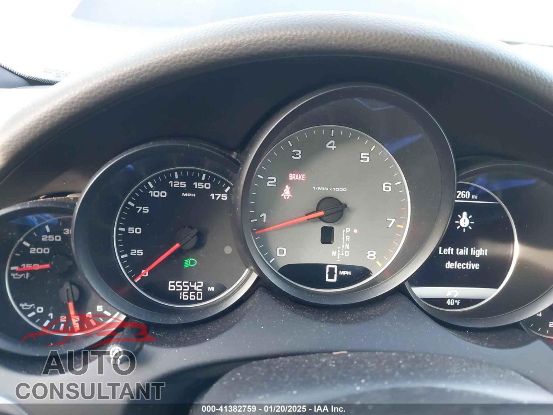 PORSCHE CAYENNE 2017 - WP1AB2A21HLA51266