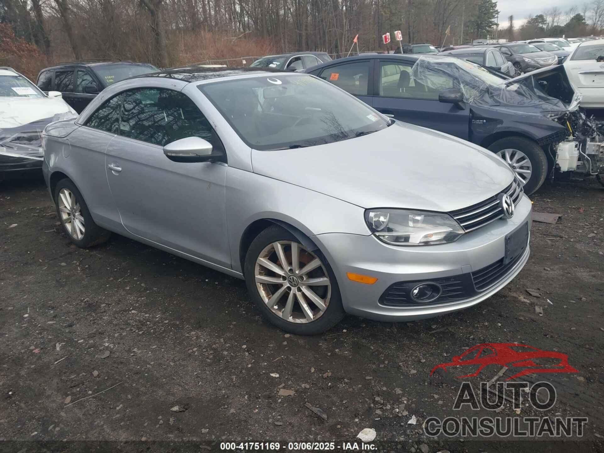 VOLKSWAGEN EOS 2012 - WVWBW7AH5CV006923
