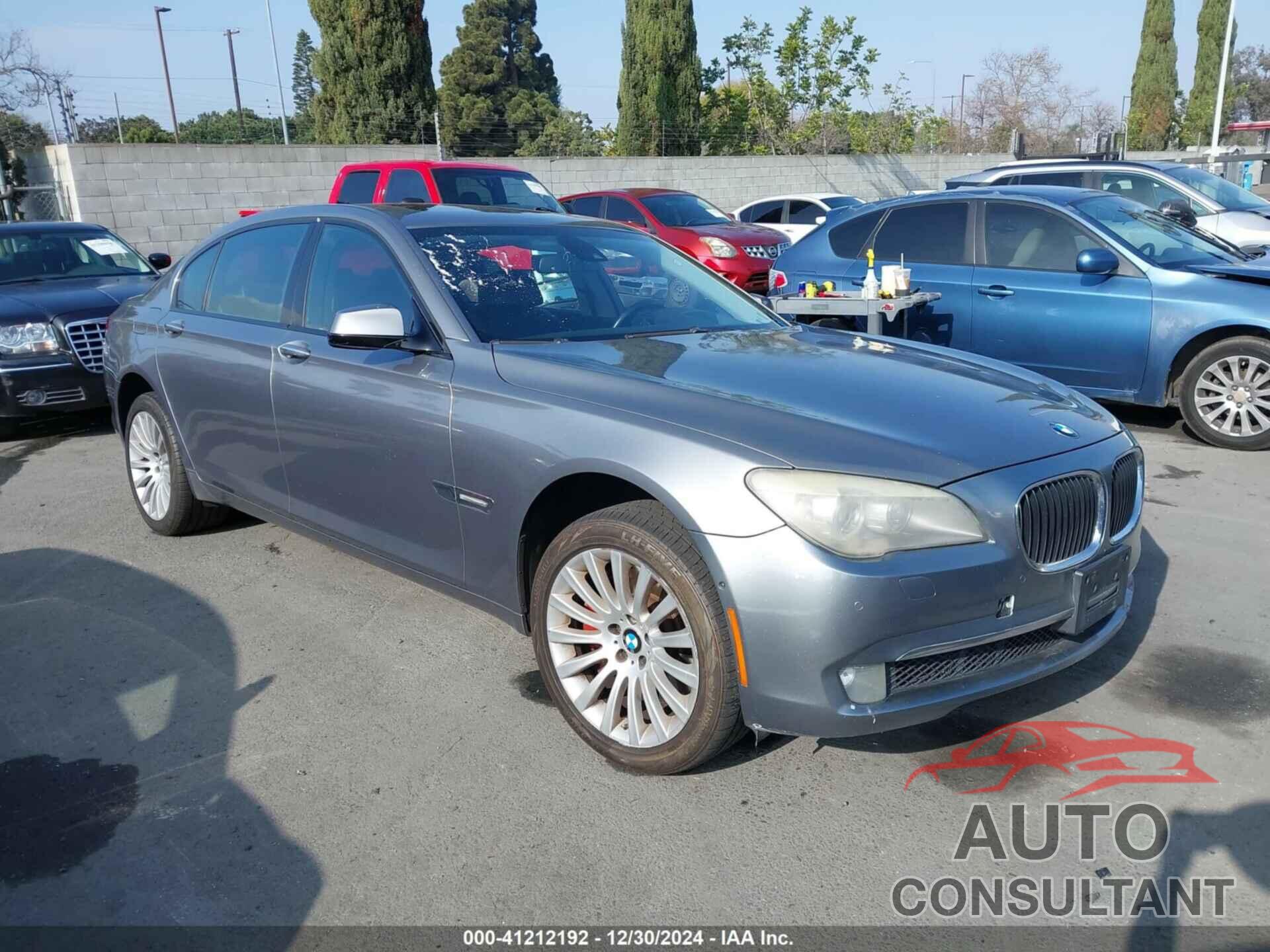 BMW 750LI 2009 - WBAKB83529CY60242